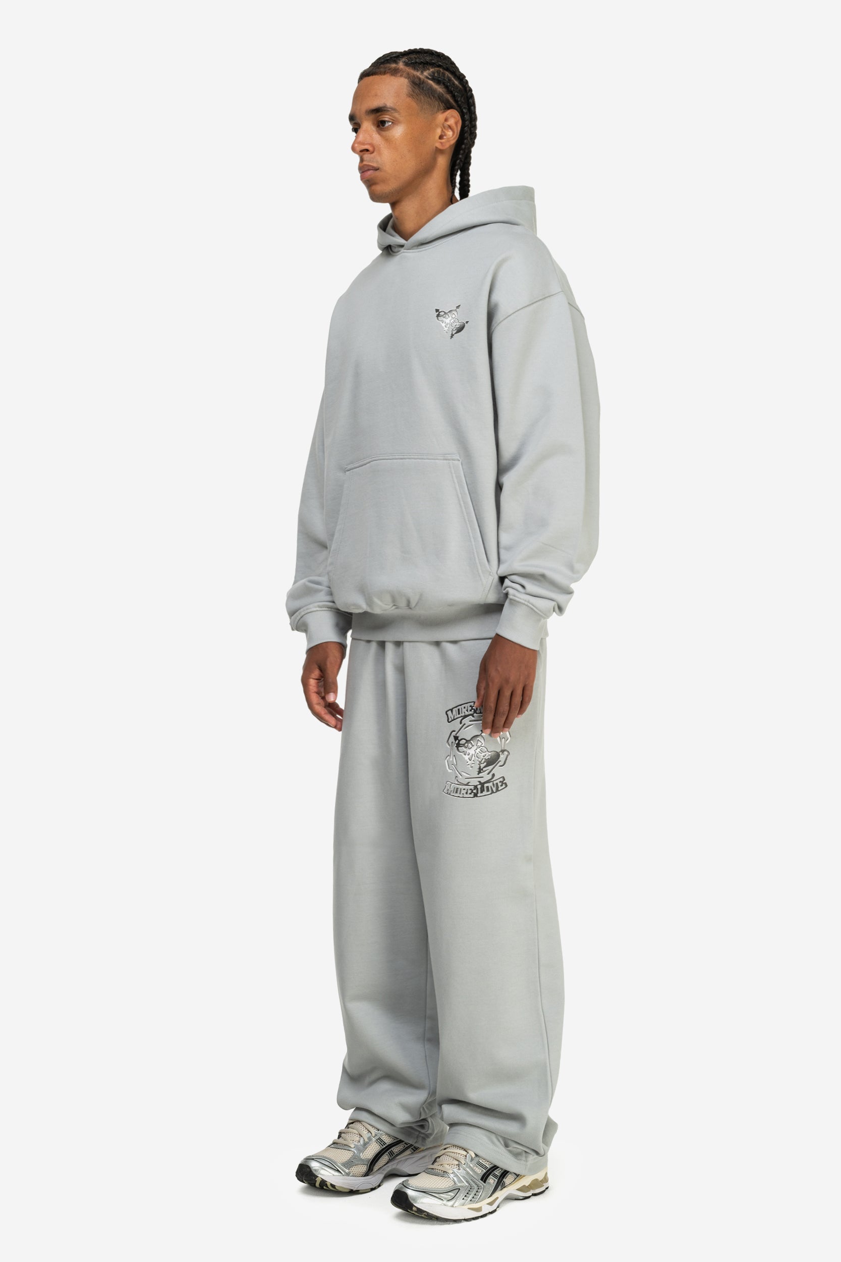 CHROME HOODIE GREY