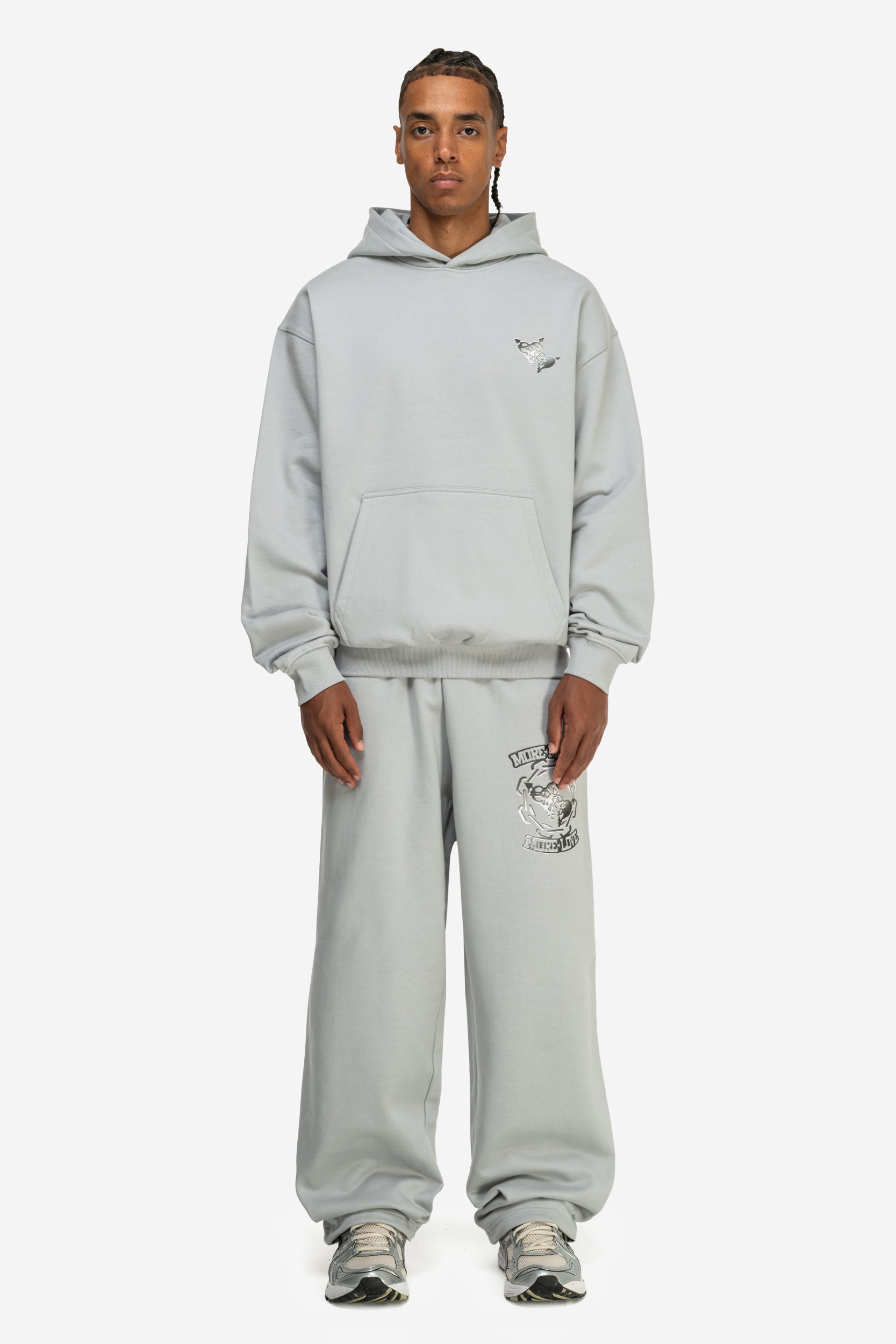 CHROME HOODIE GREY