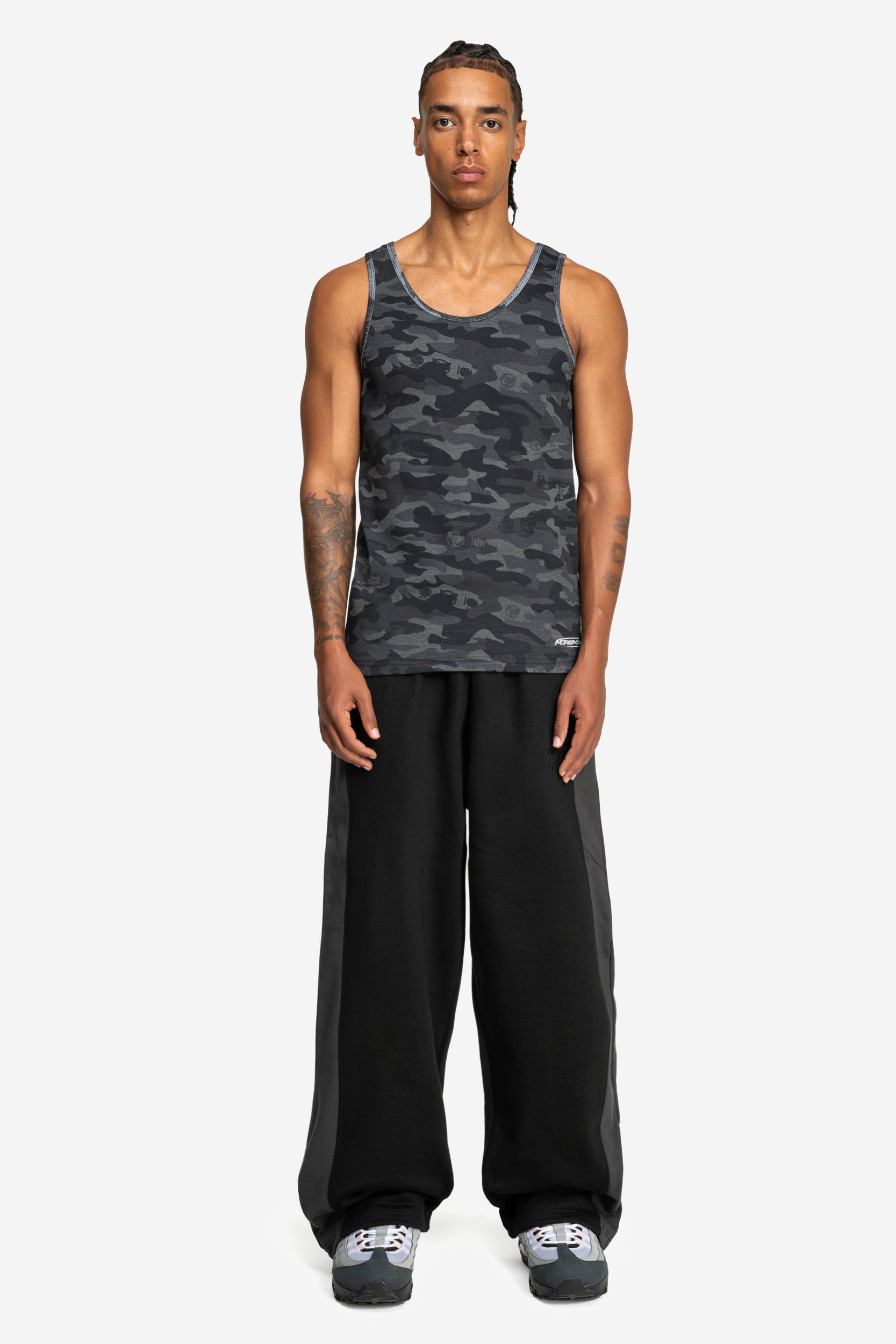 CAMO TANKTOP BLACK