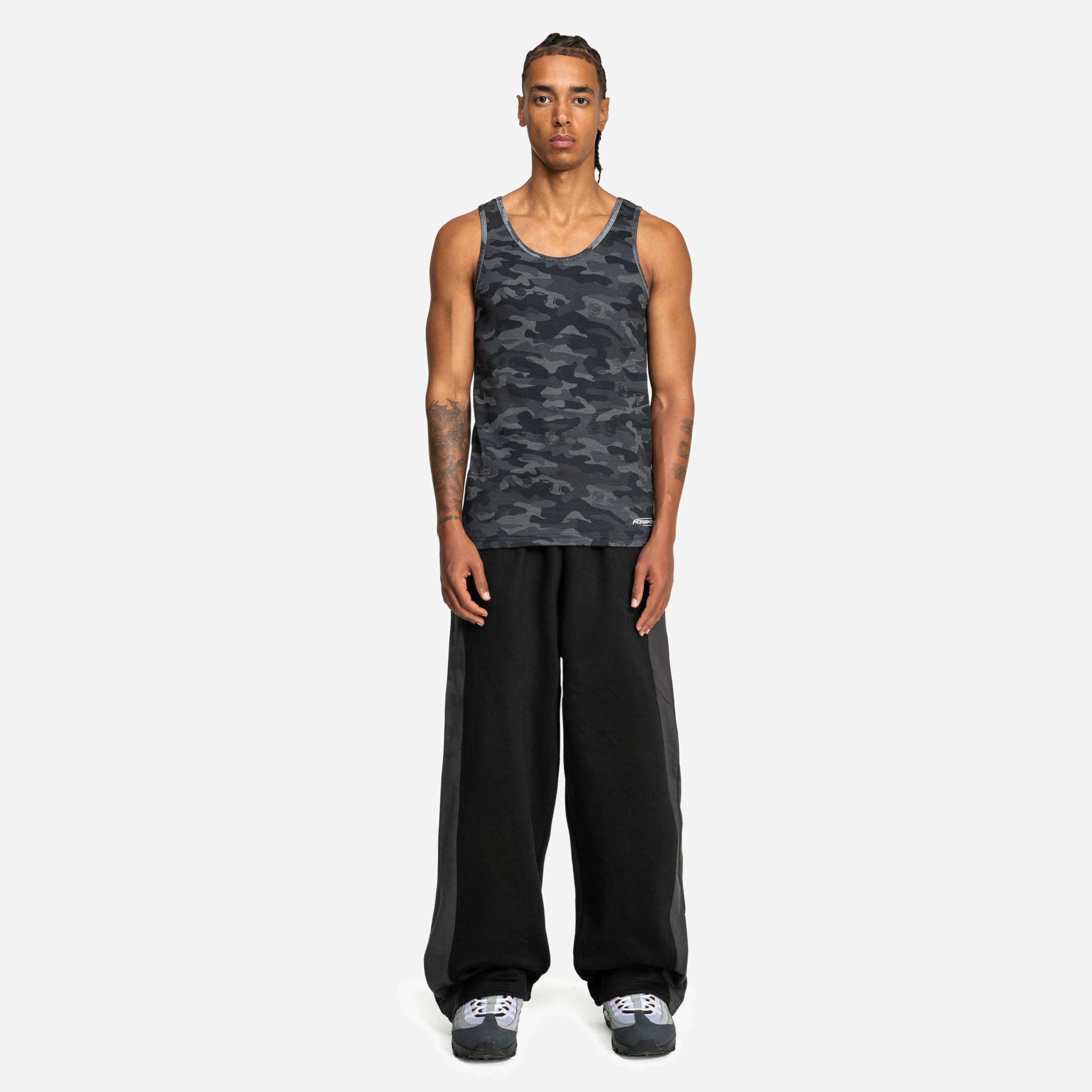 CAMO TANKTOP BLACK