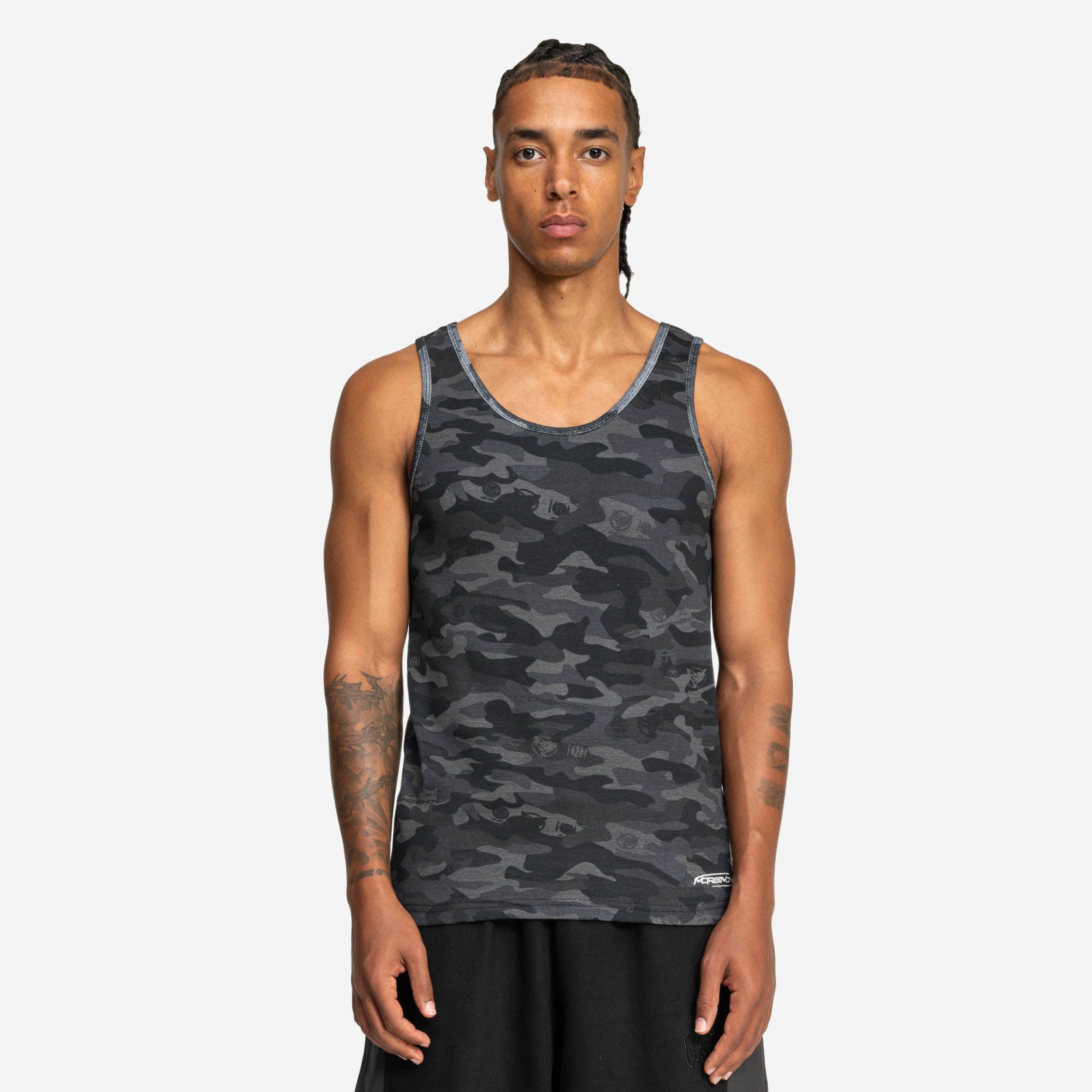 CAMO TANKTOP BLACK