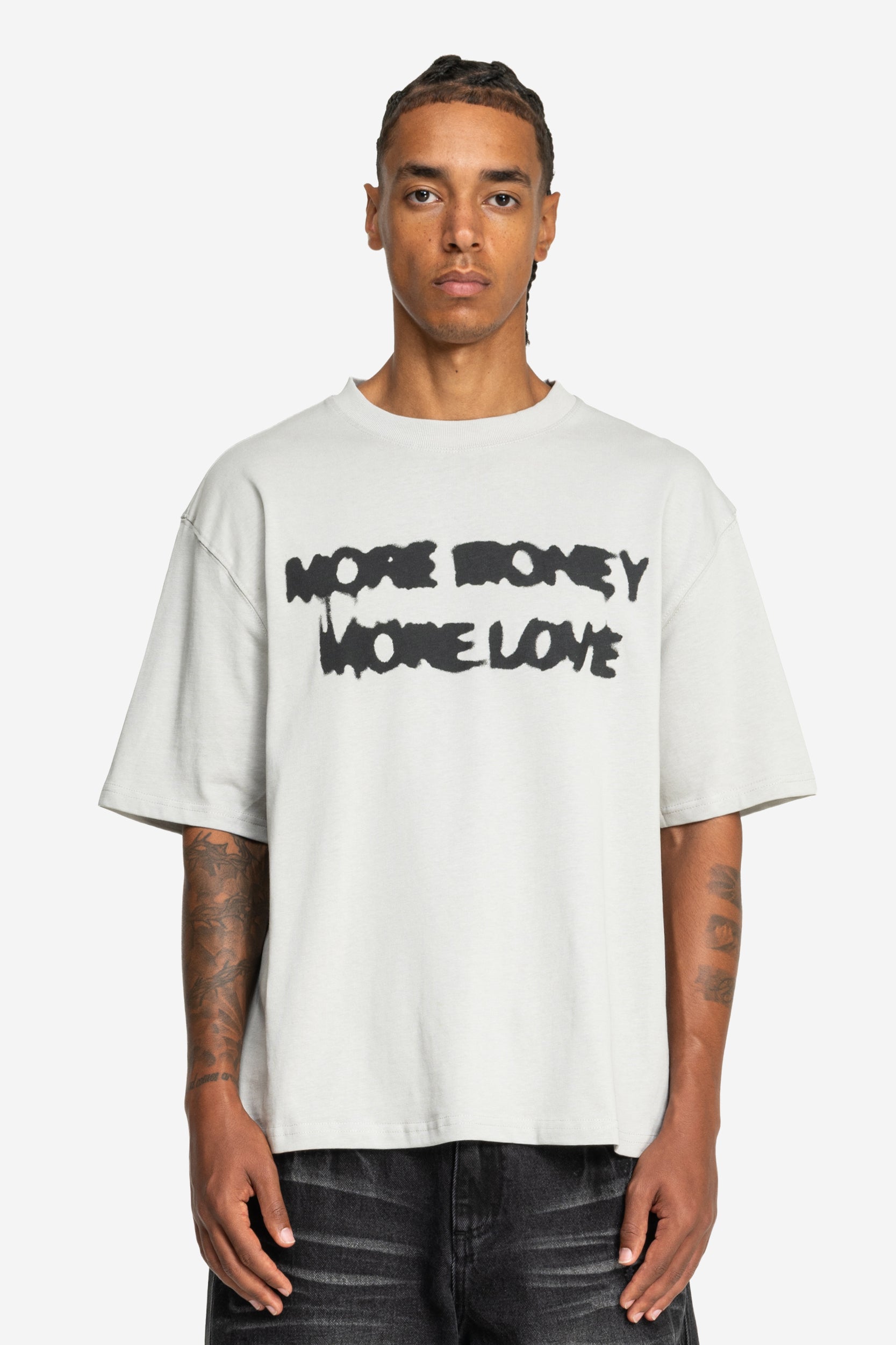 LUCID SIGHT TEE LIGHT GREY
