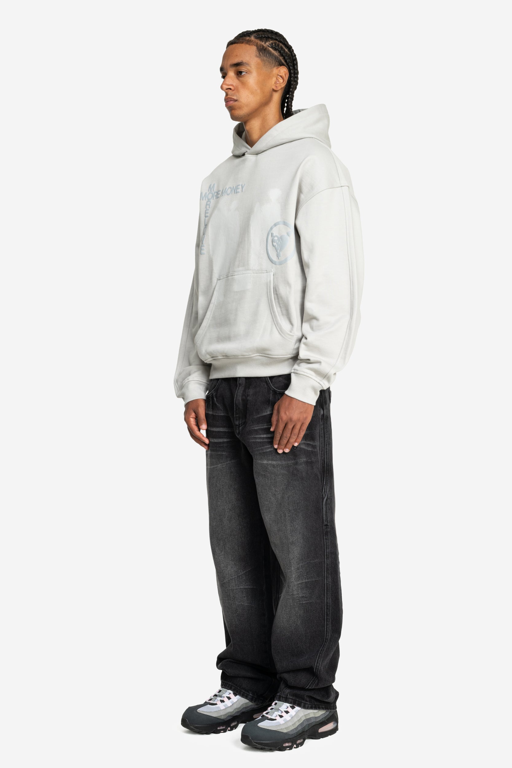 LOST BOND HOODIE LIGHT GREY