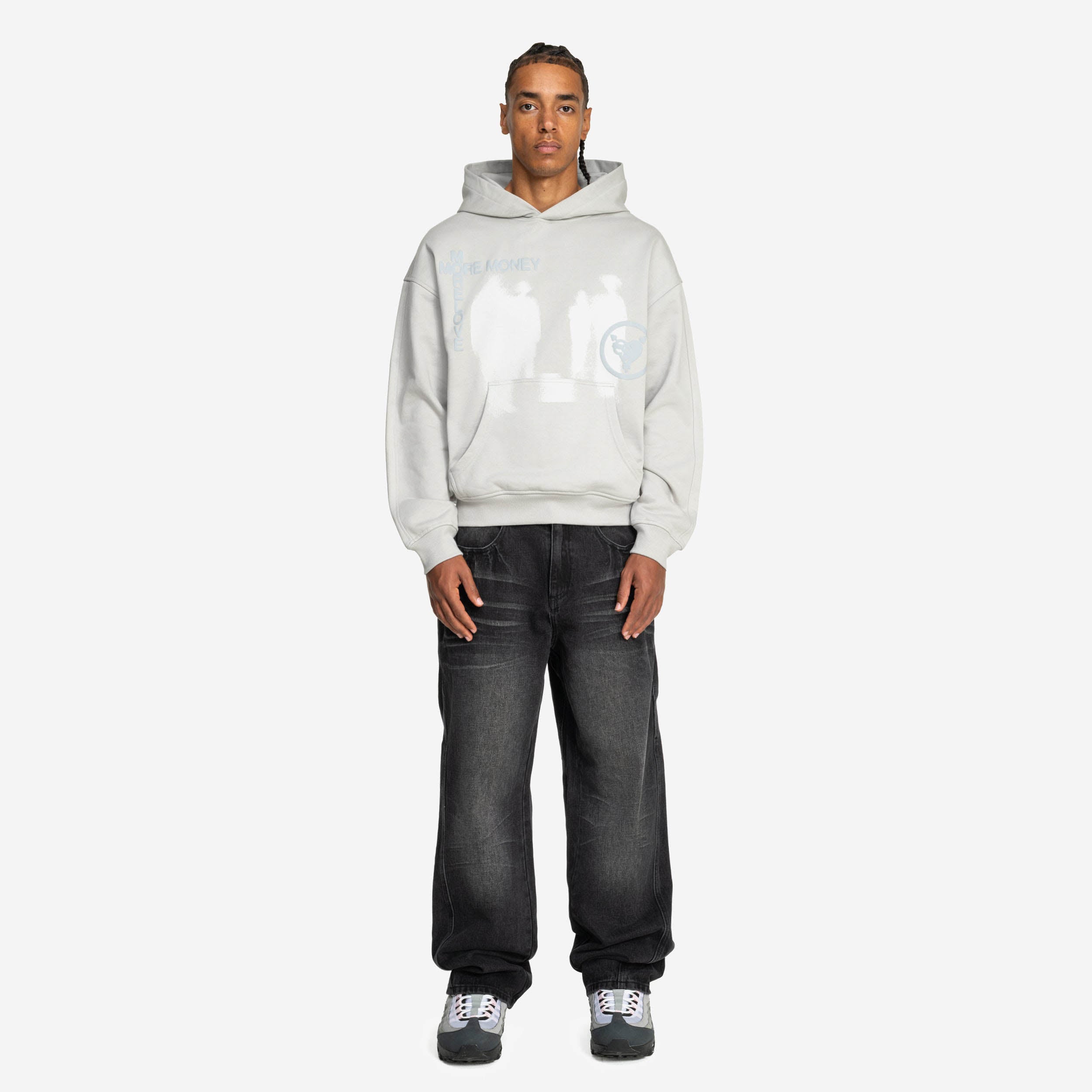 LOST BOND HOODIE LIGHT GREY
