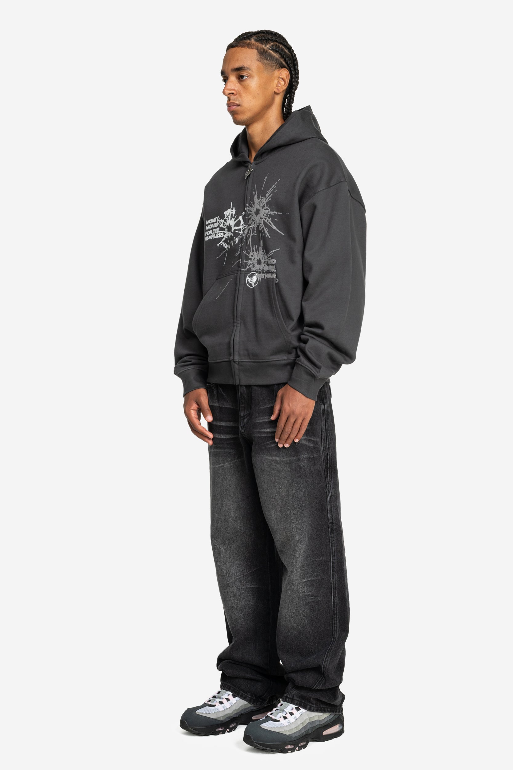 SPLINTER ZIP DARK GREY