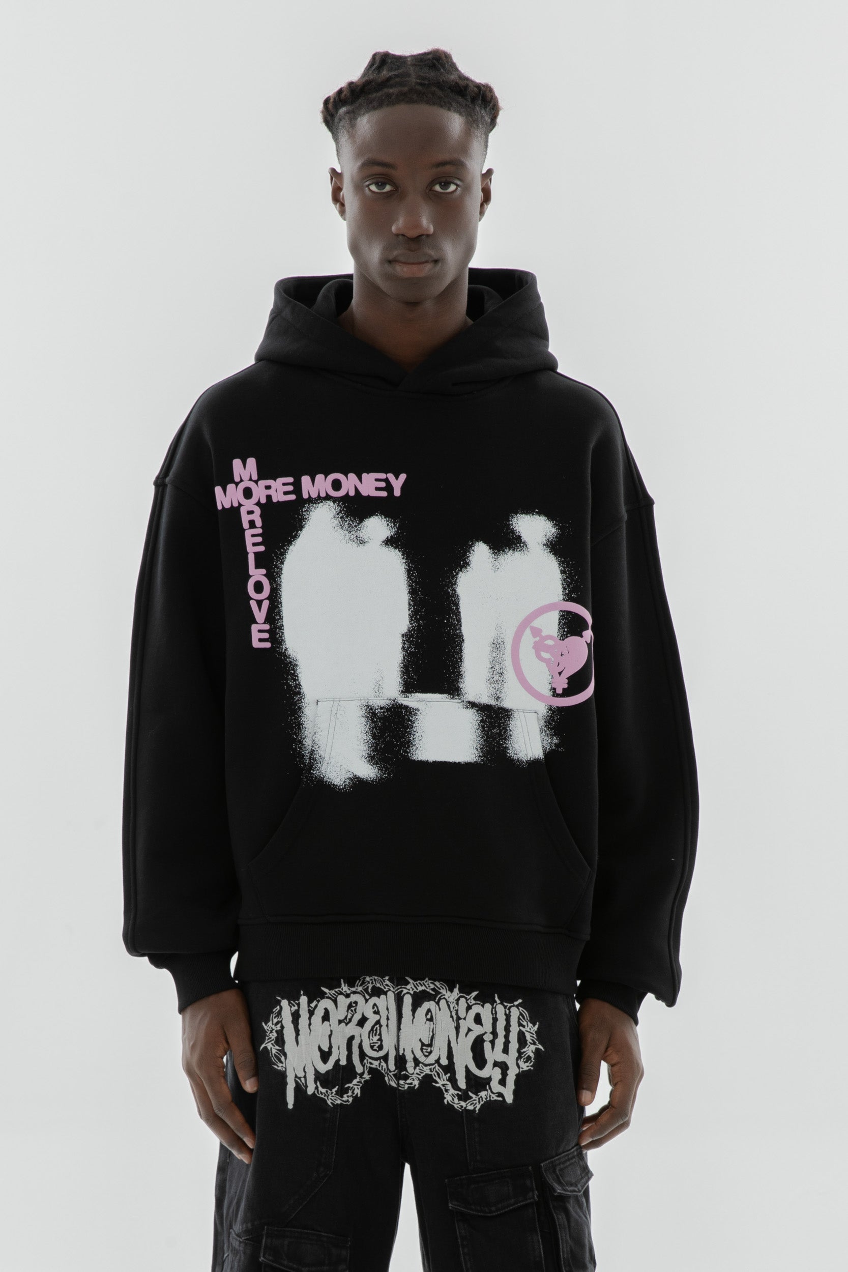 LOST BOND HOODIE BLACK – MORE MONEY MORE LOVE