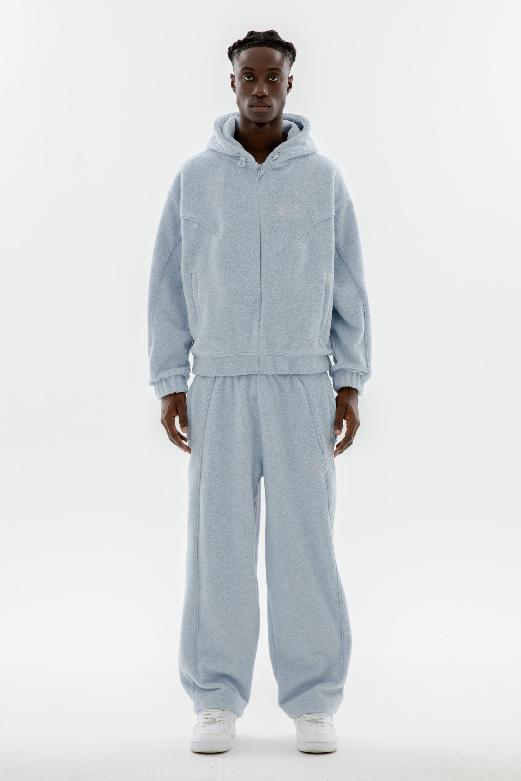 STAR WREATH FLEECE JOGGER ZEN BLUE