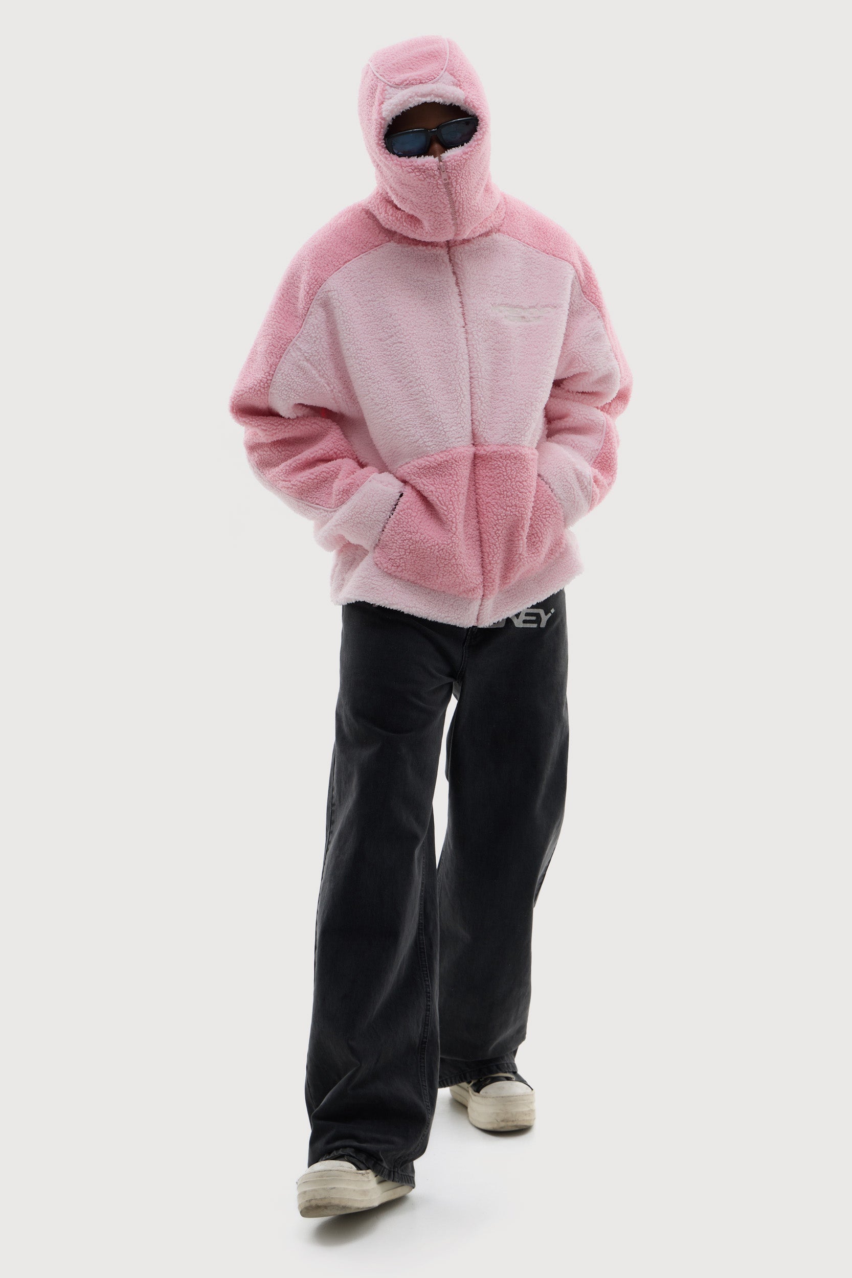 MULTIFACED FLEECE PINK 