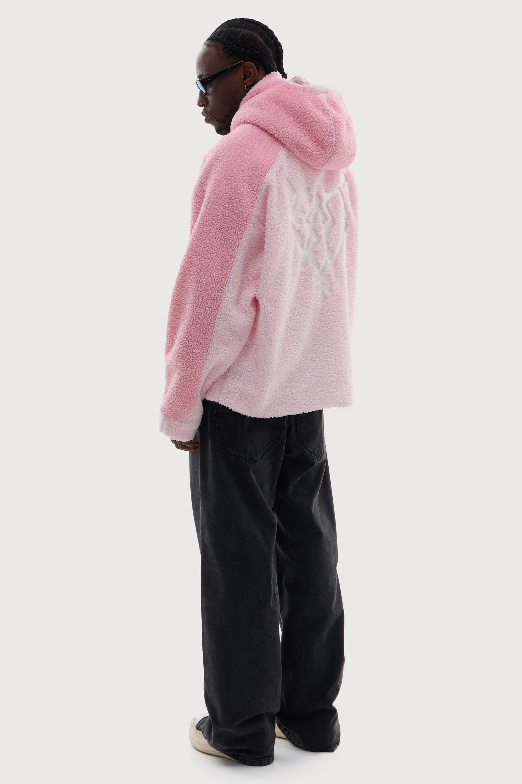 MULTIFACED FLEECE PINK