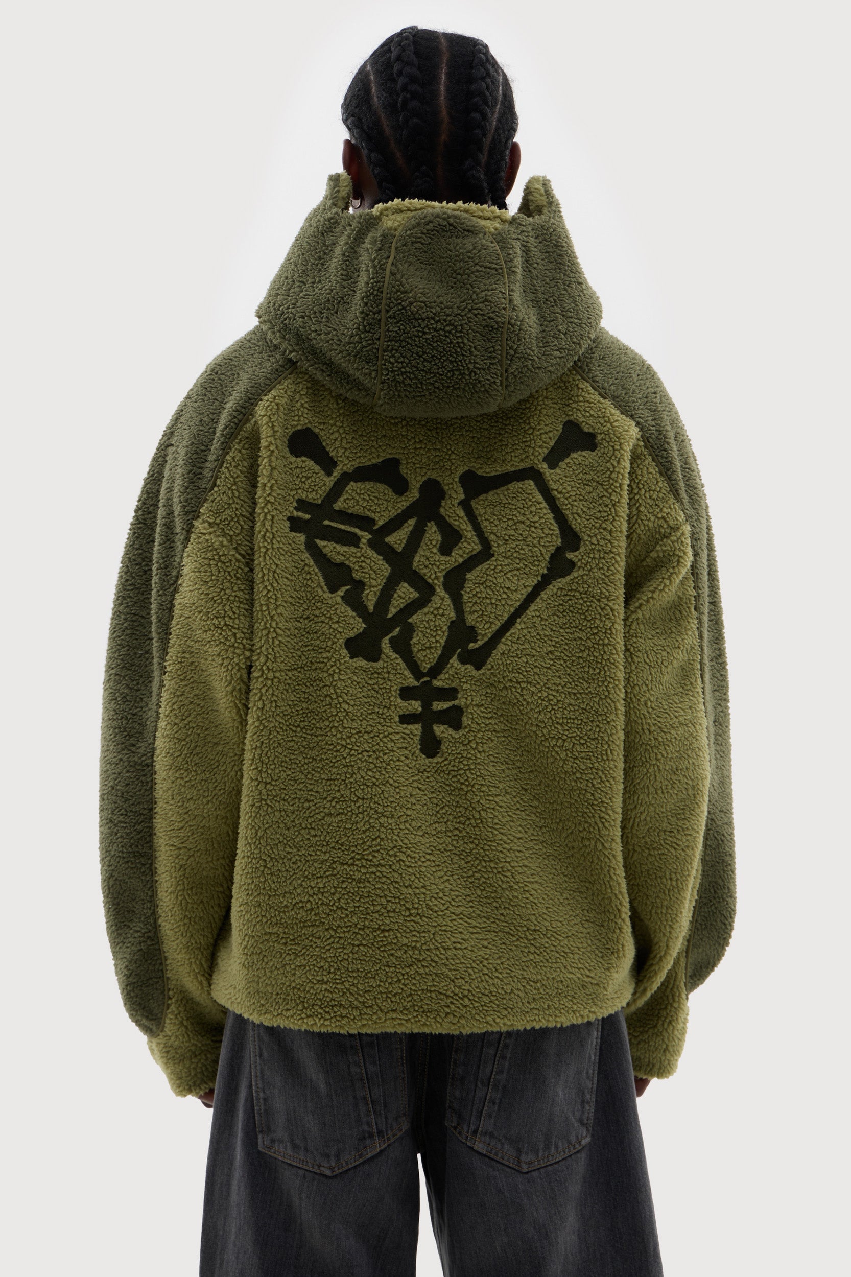 MULTIFACED FLEECE GREEN