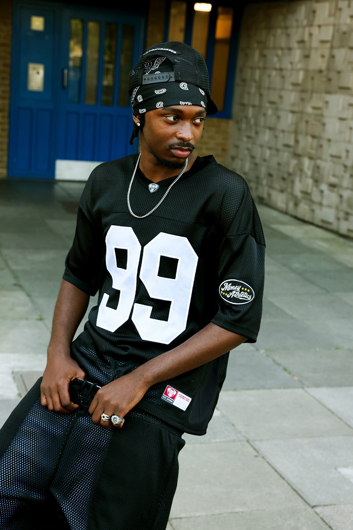 TOUCHDOWN MESH JERSEY BLACK