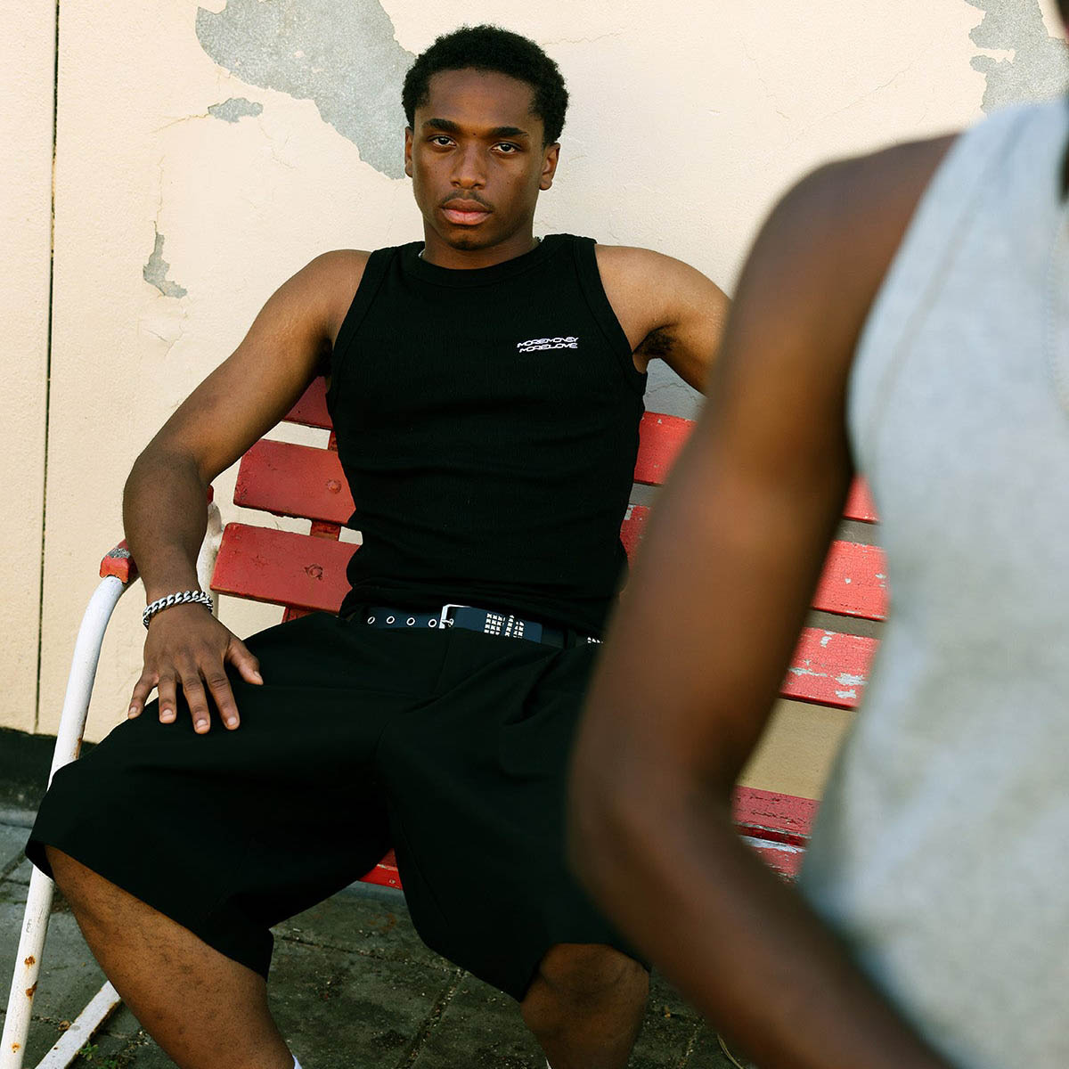 TANKTOP BLACK (2-PACK)