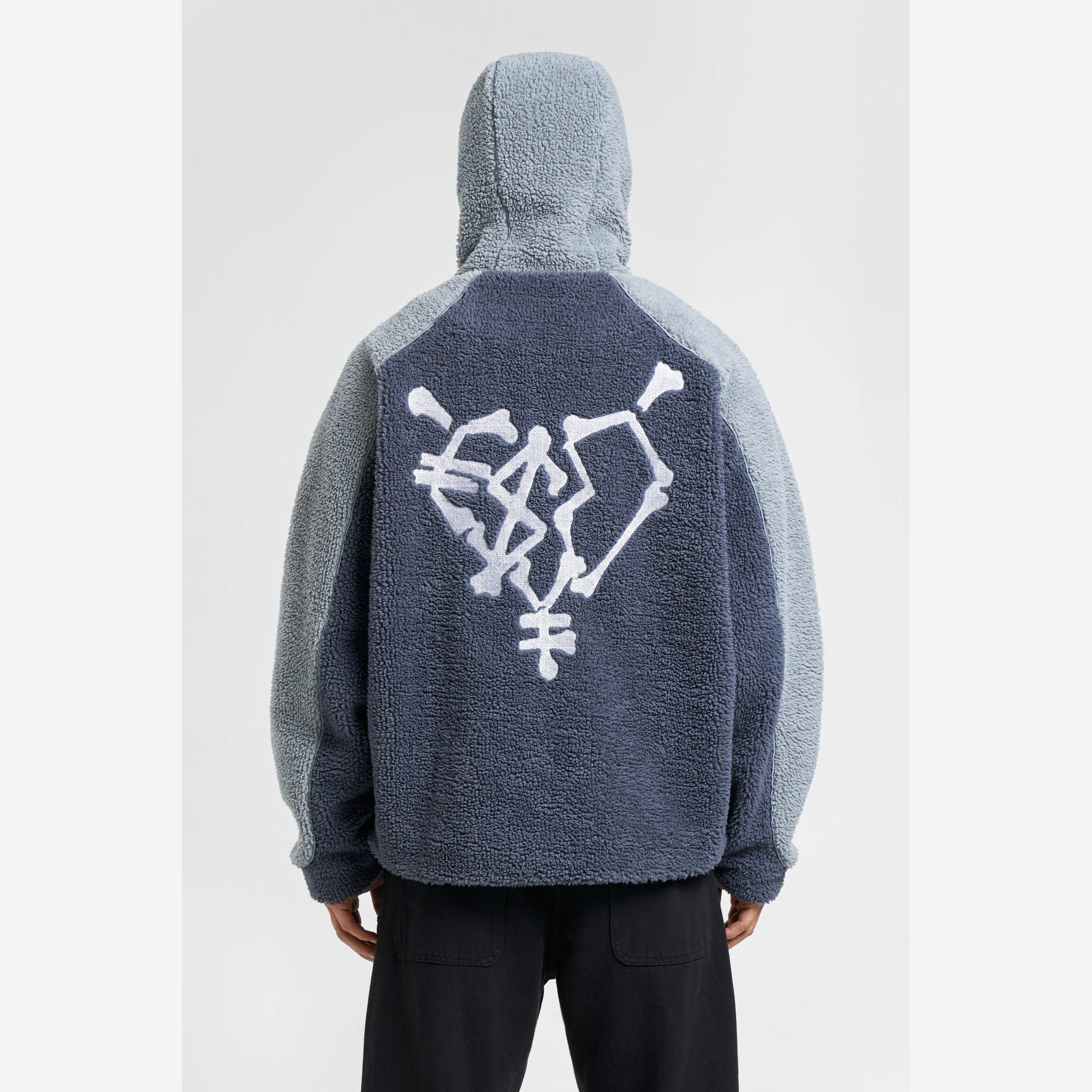 MULTIFACED FLEECE BLUE NOTES