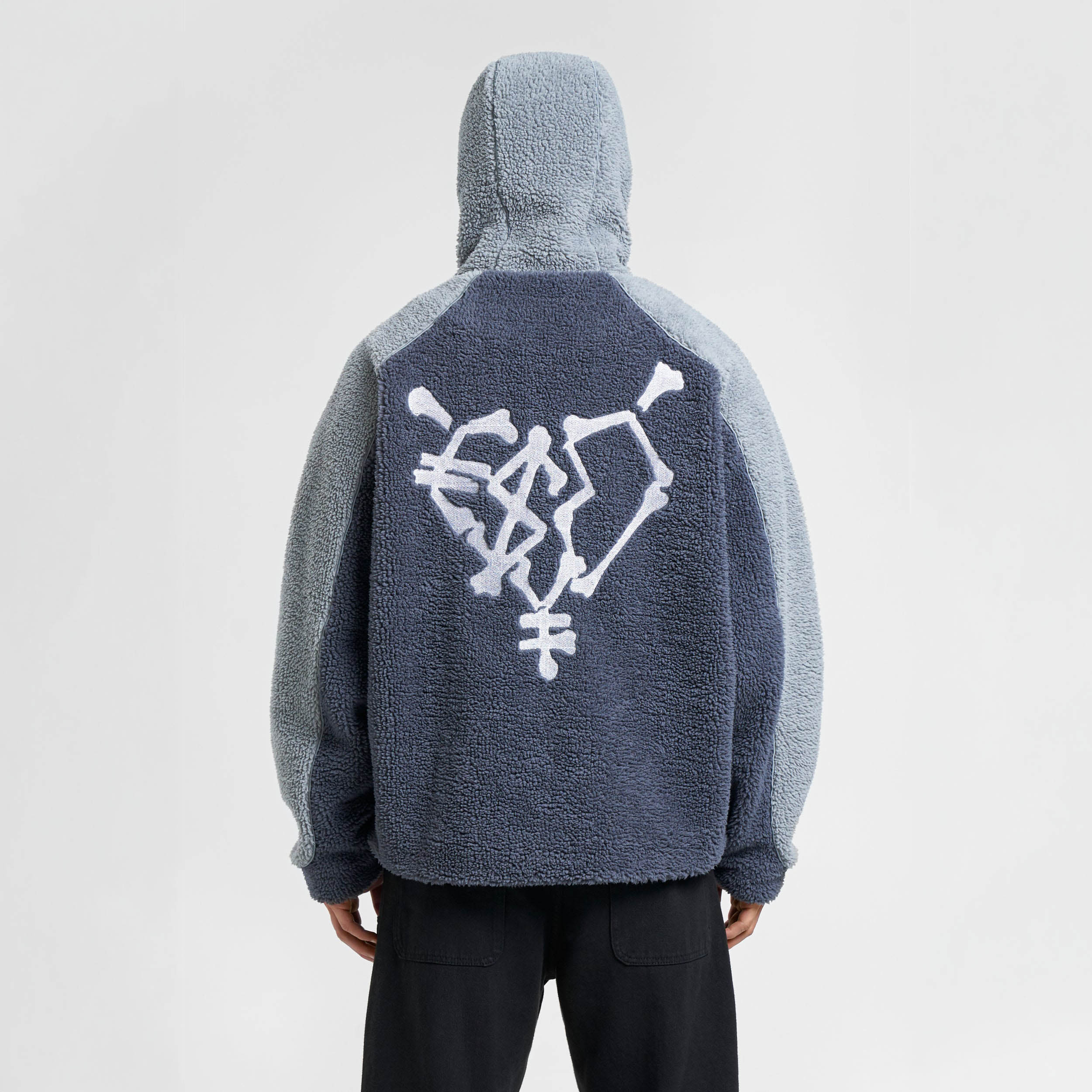 MULTIFACED FLEECE BLUE NOTES