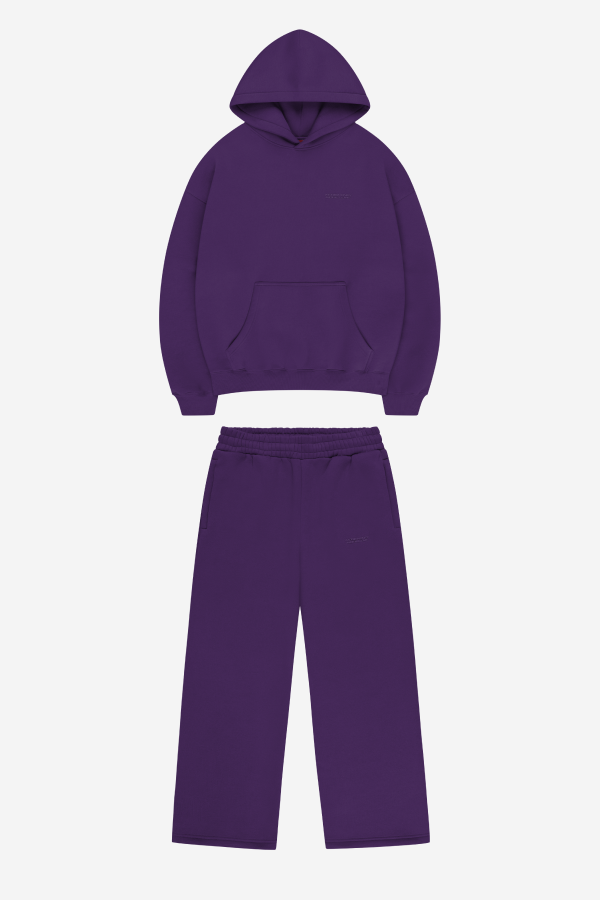 CLOUDS HOODIE + JOGGER PURPLE