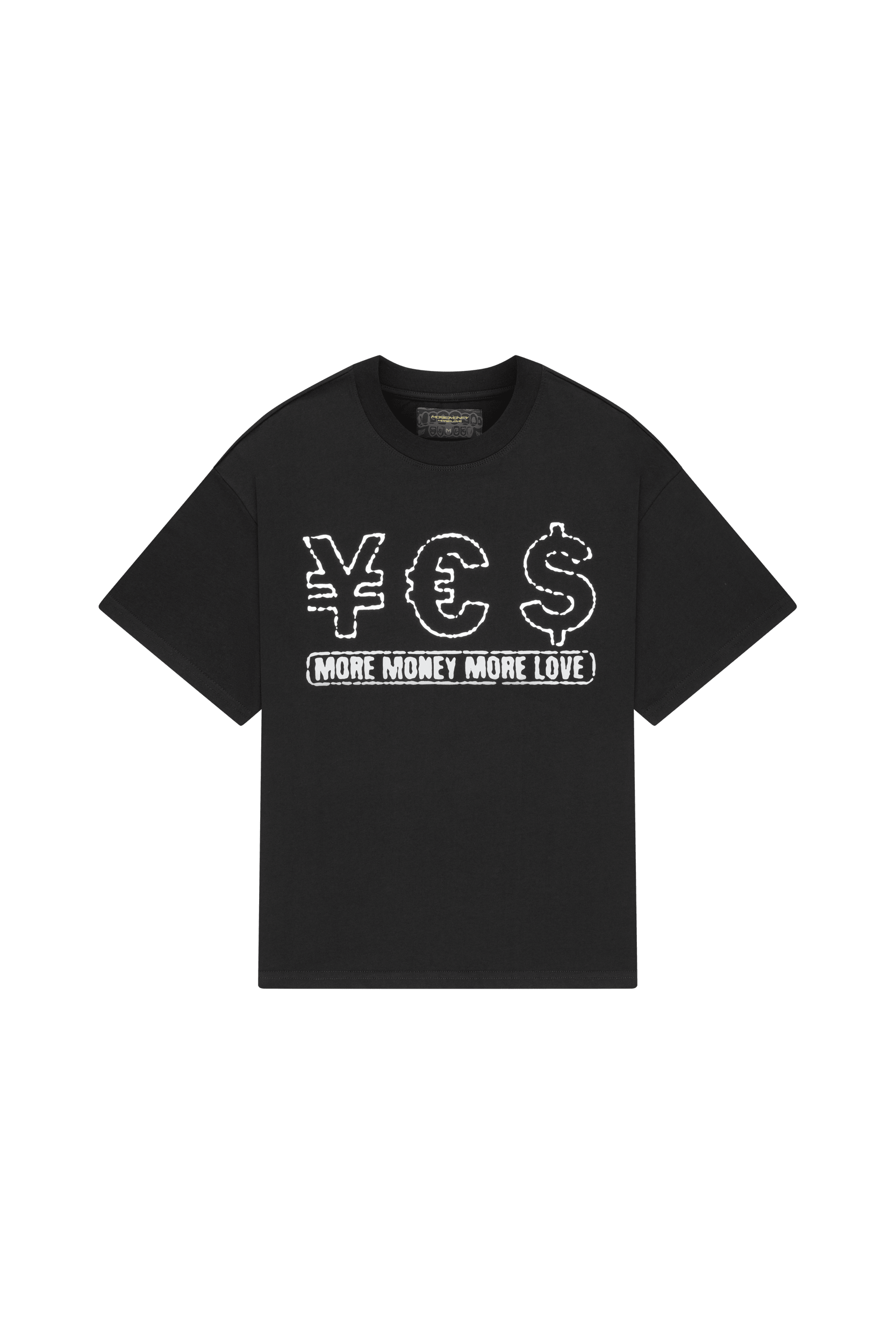 MORE MONEY YES TEE BLACK