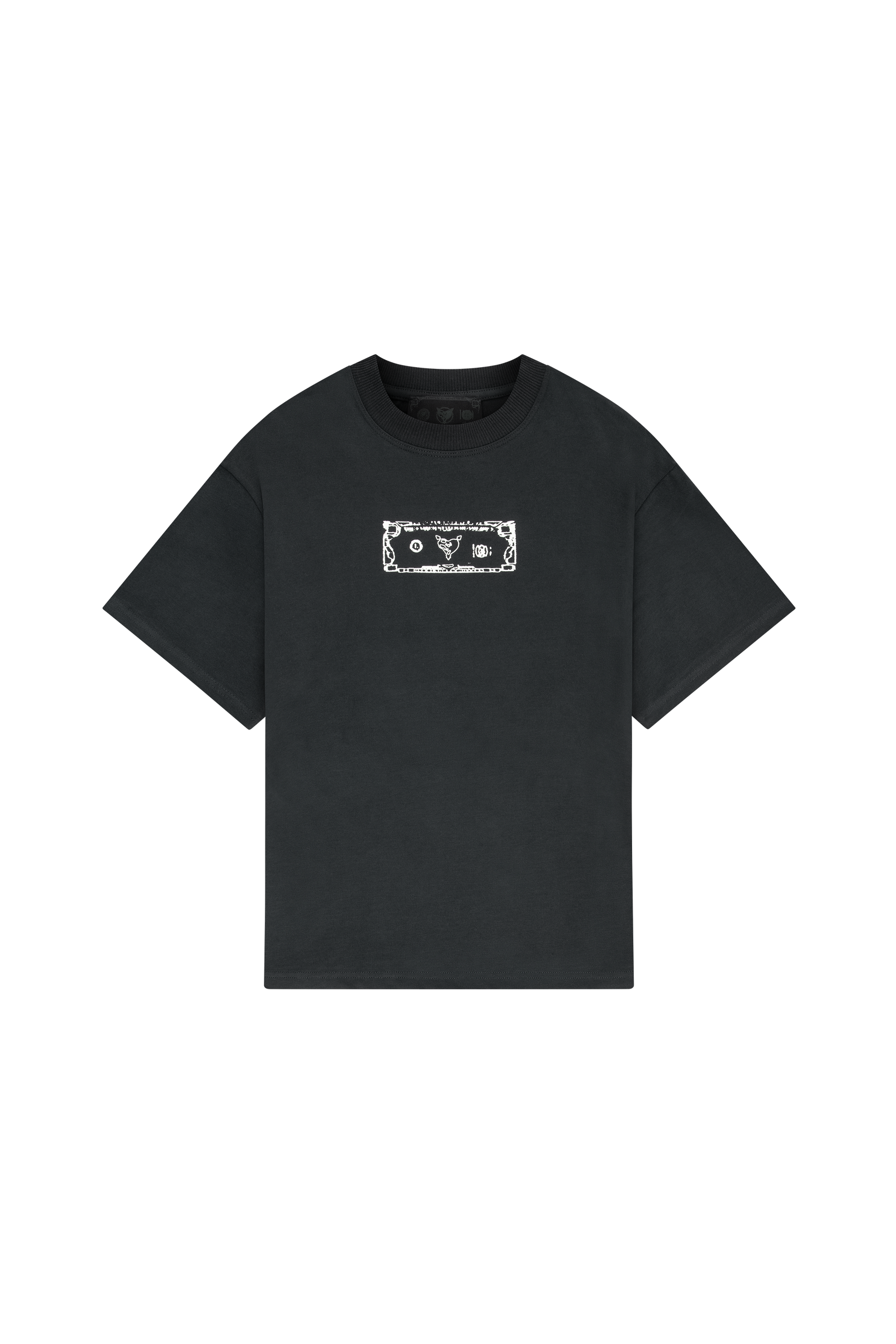 CASH STACK TEE BLACK 