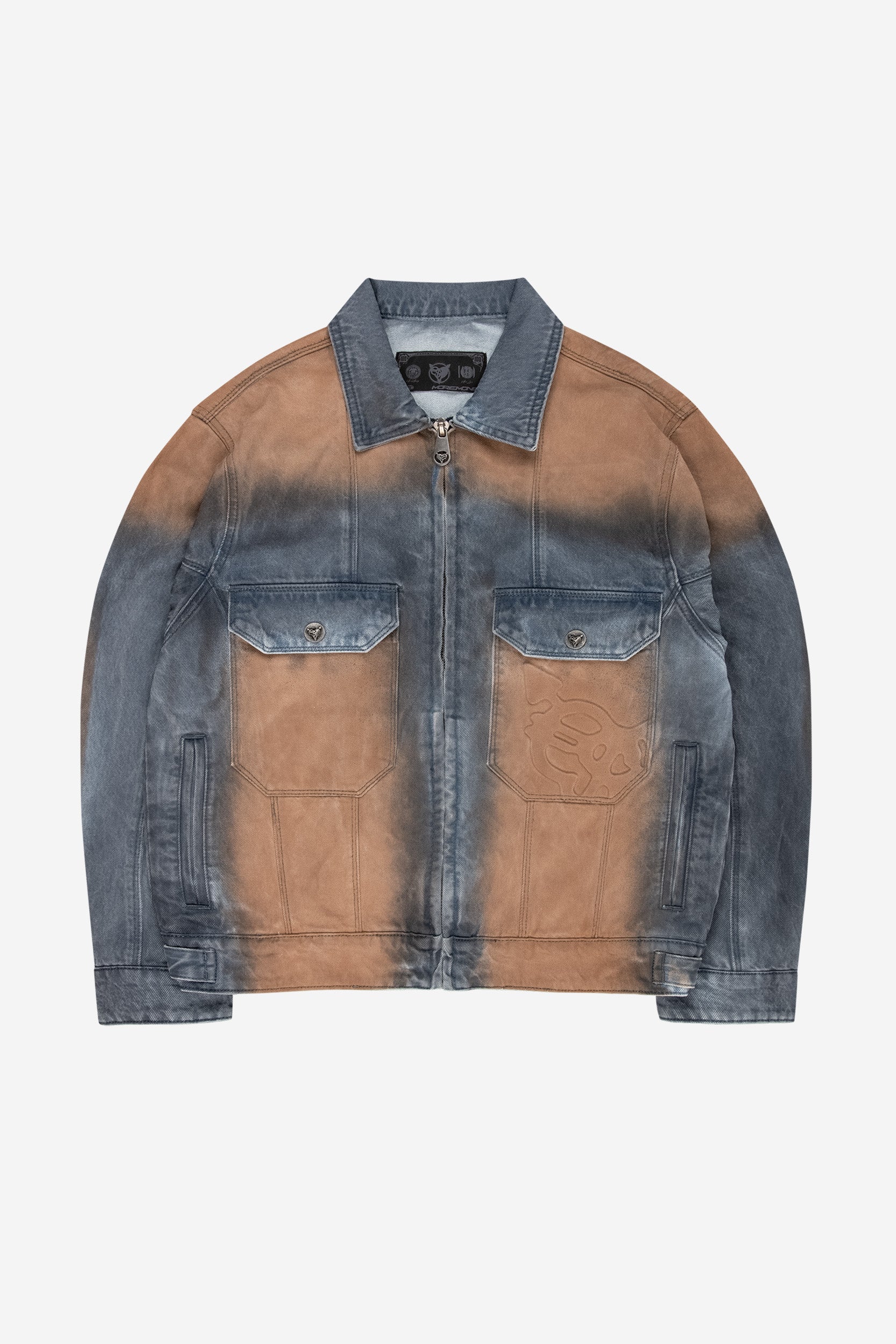 DIRT WASHED DENIM JACKET 