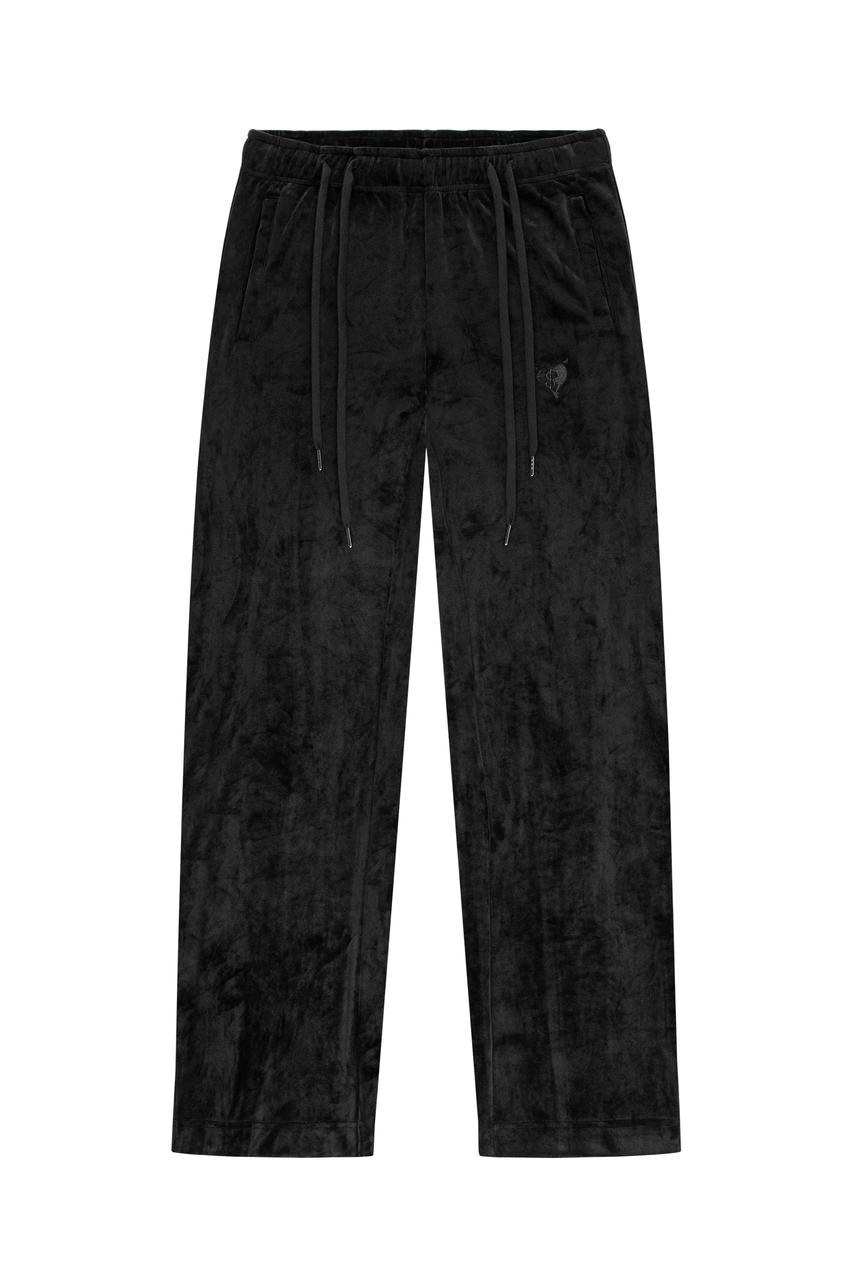 WOMEN'S VELOUR JOGGER BLACK