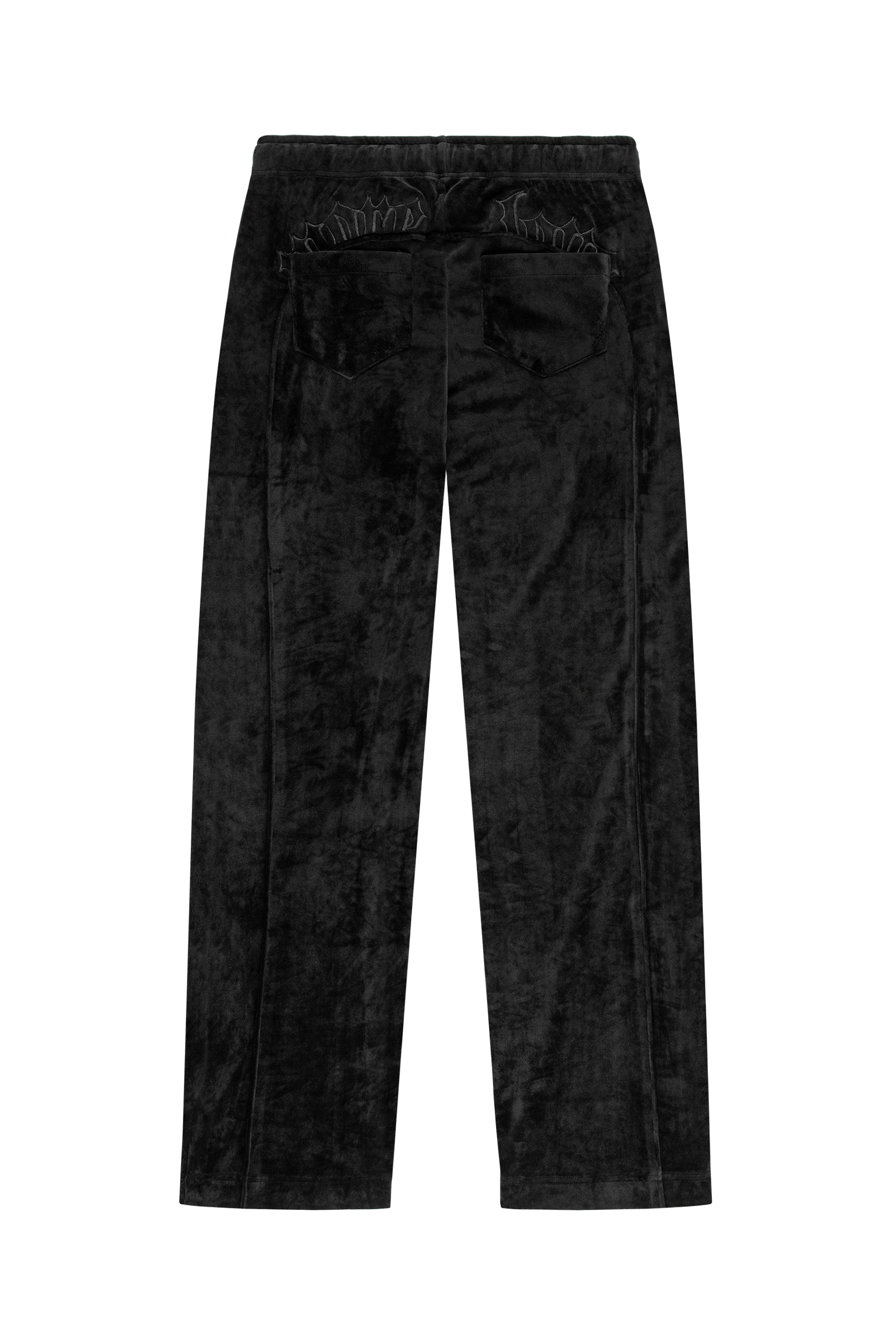 WOMEN'S VELOUR JOGGER BLACK