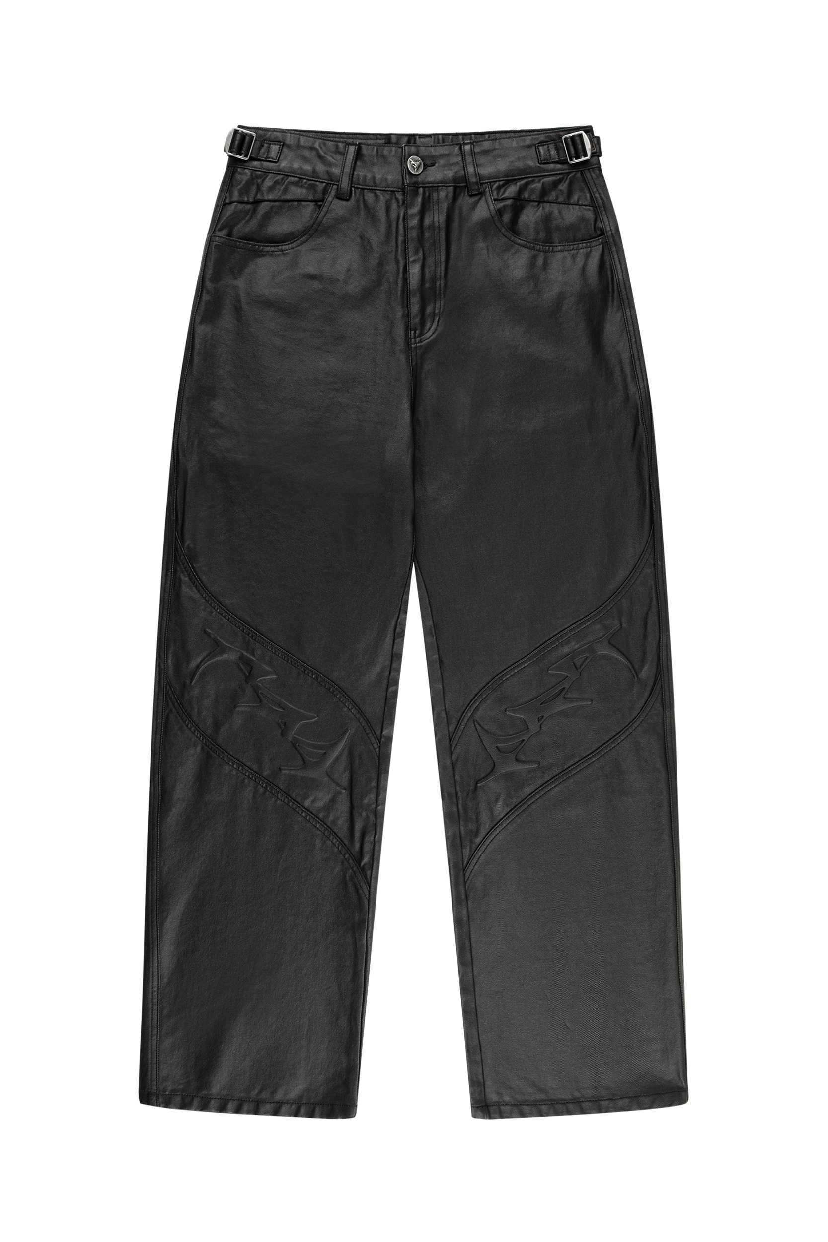 COATED MC PANTS BLACK