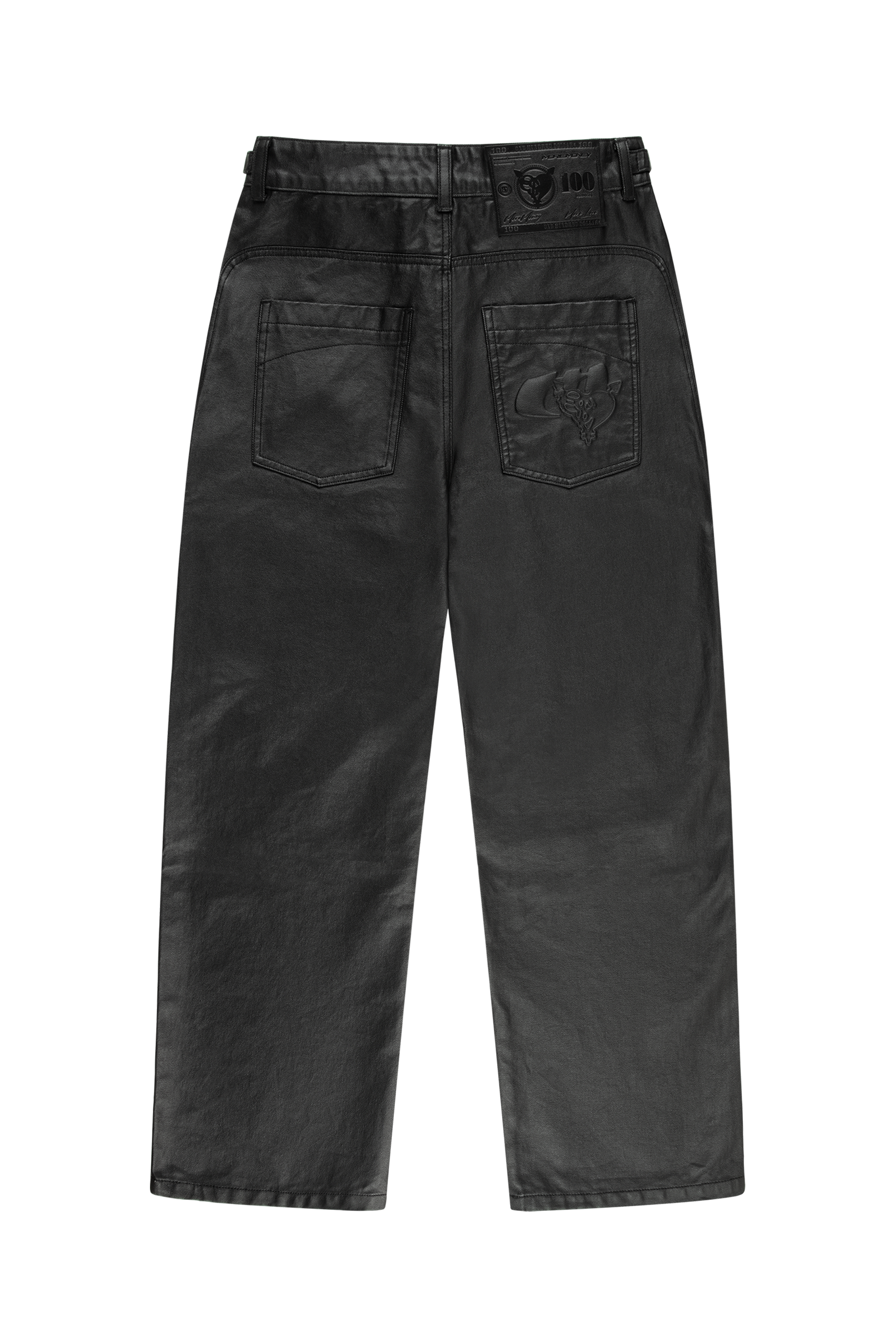 COATED MC PANTS BLACK