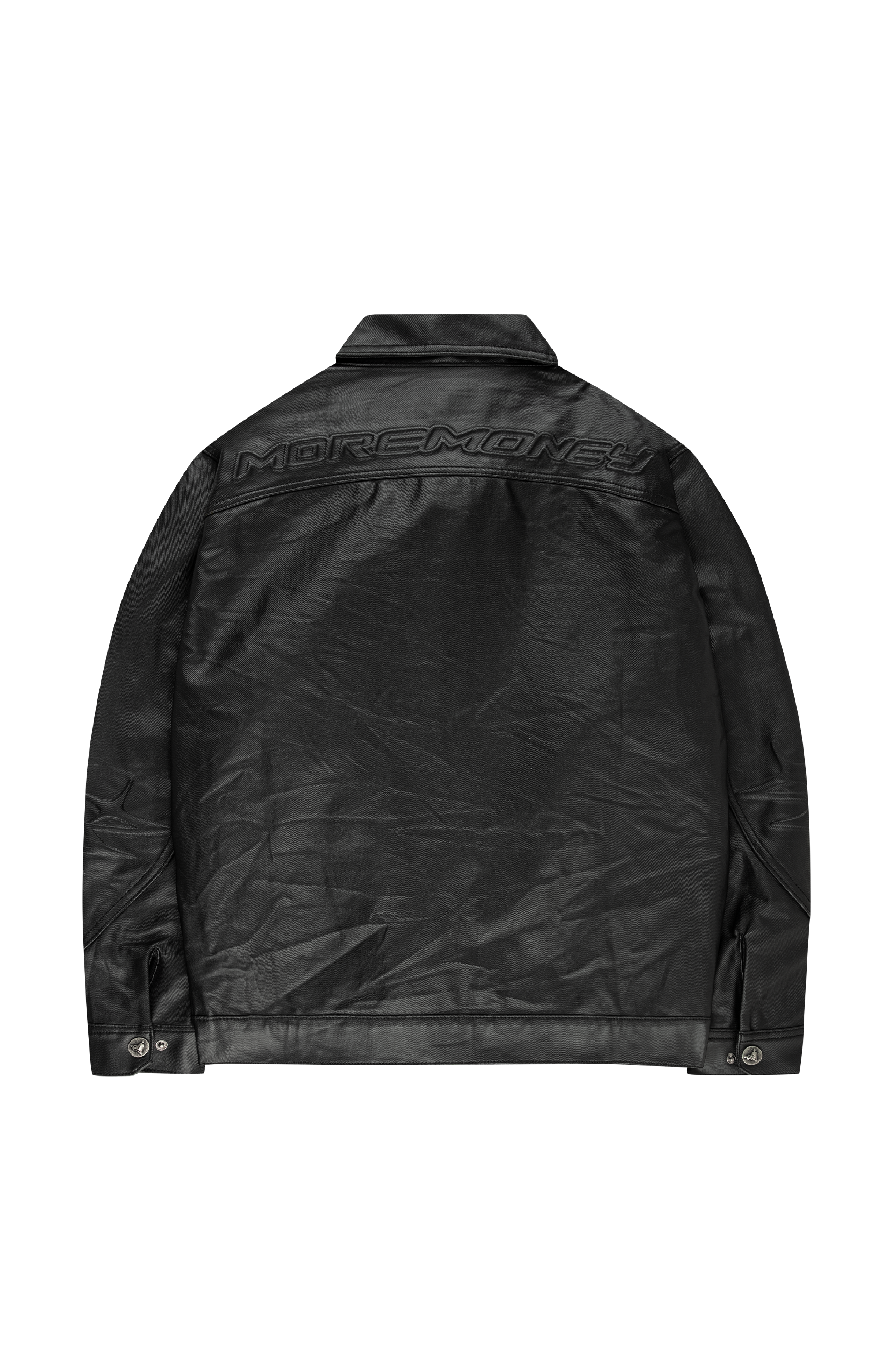 COATED MC JACKET BLACK