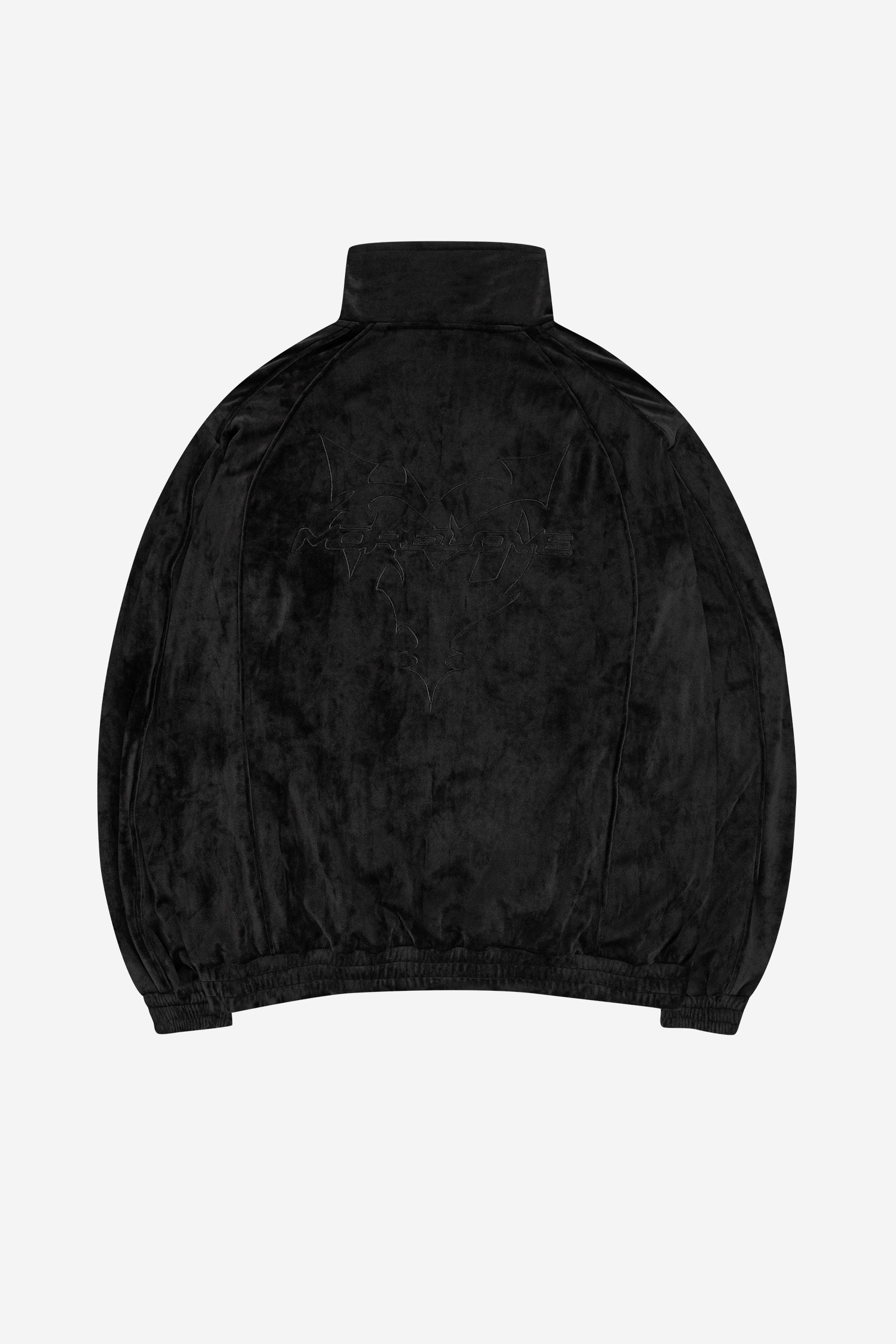 VELOUR JACKET BLACK