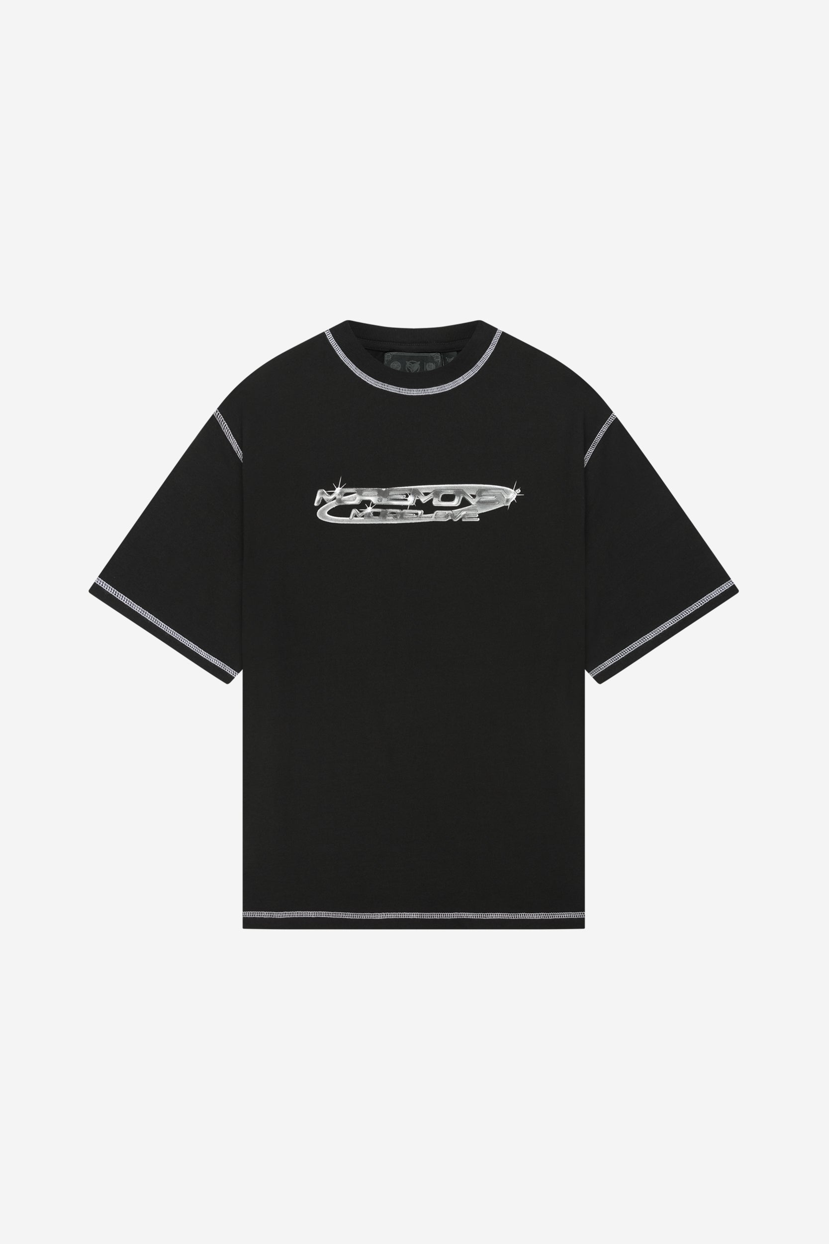 FLATLOCK BASE TEE BLACK