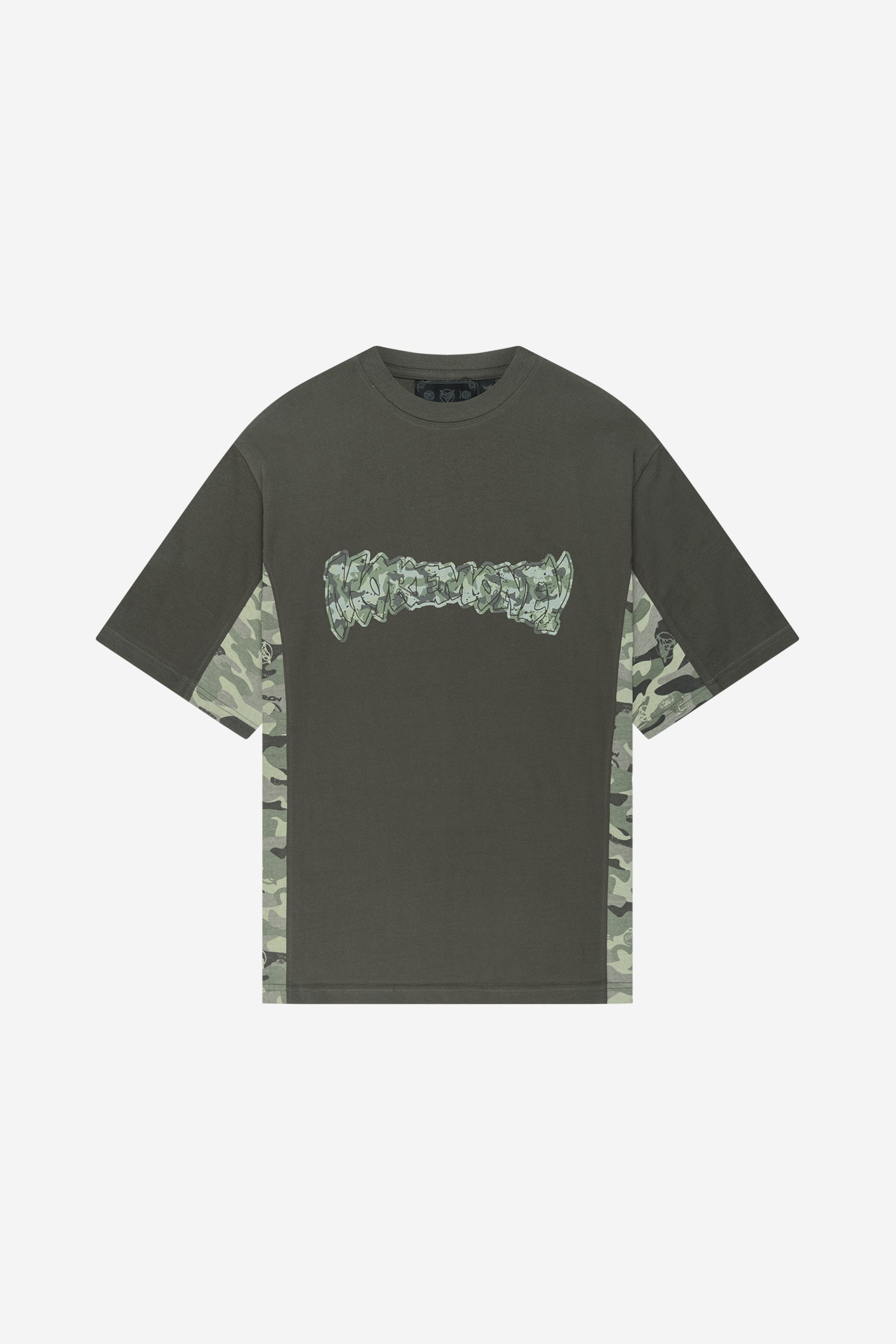 SPLIT TEE CAMO GREEN