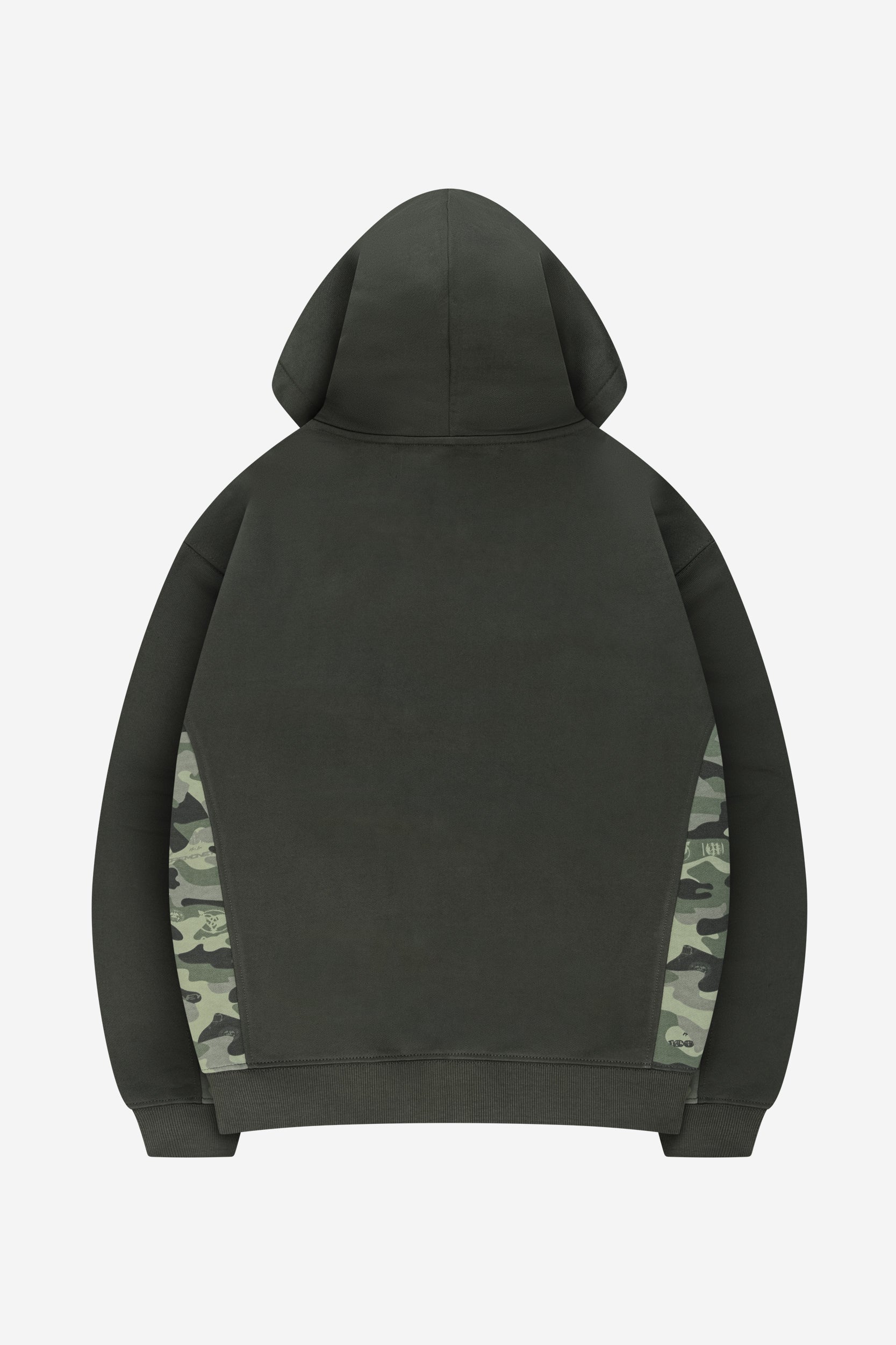 TWO TONE ZIP GREEN CAMO