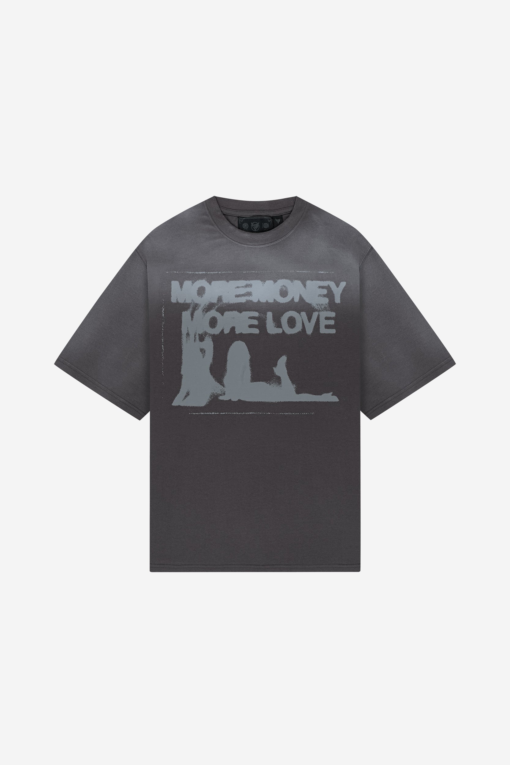 WET DREAM TEE DARK GREY WASHED