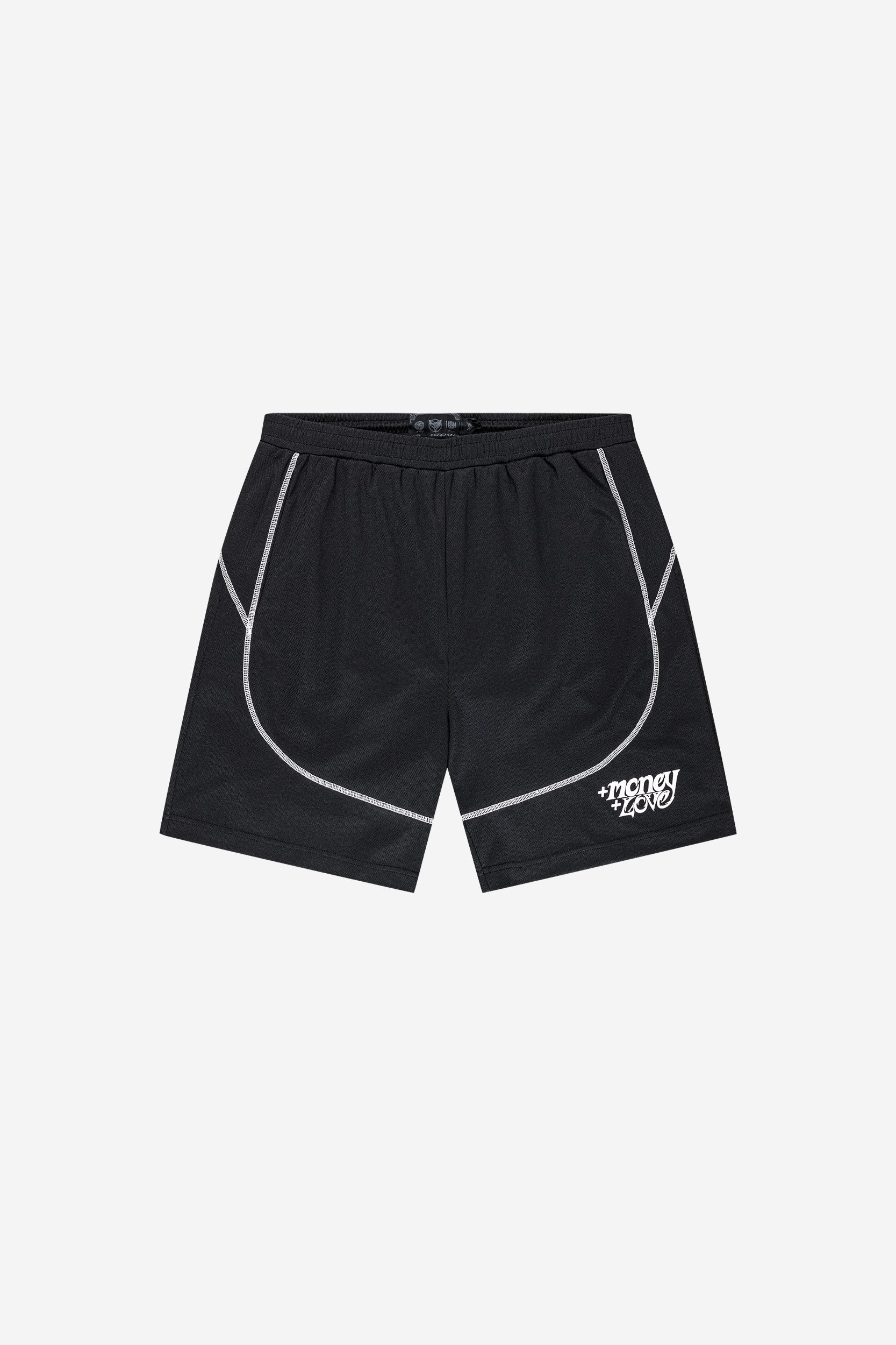 FLATLOCK BLACK JERSEY + SHORTS