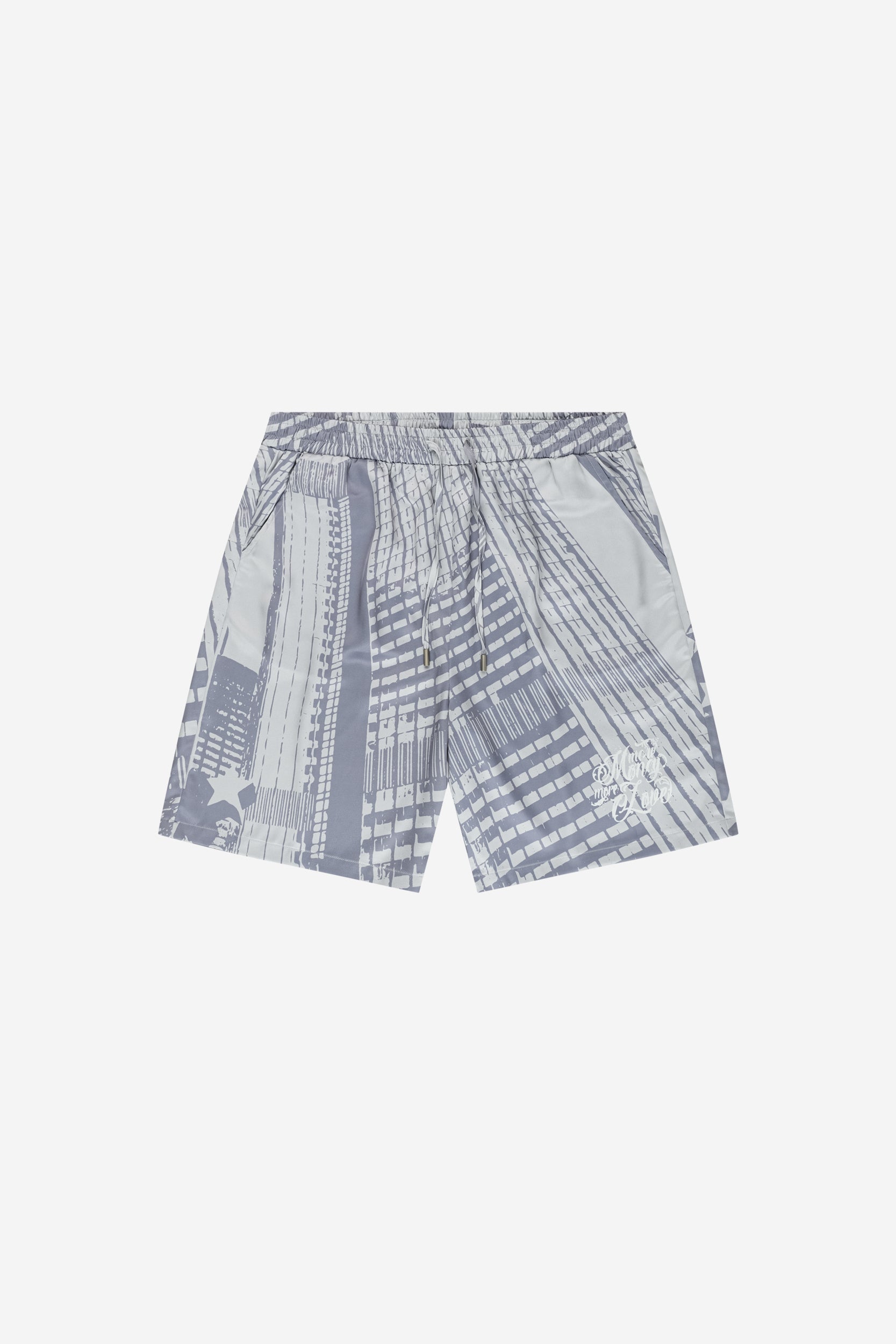 SATIN SHORTS WHITE