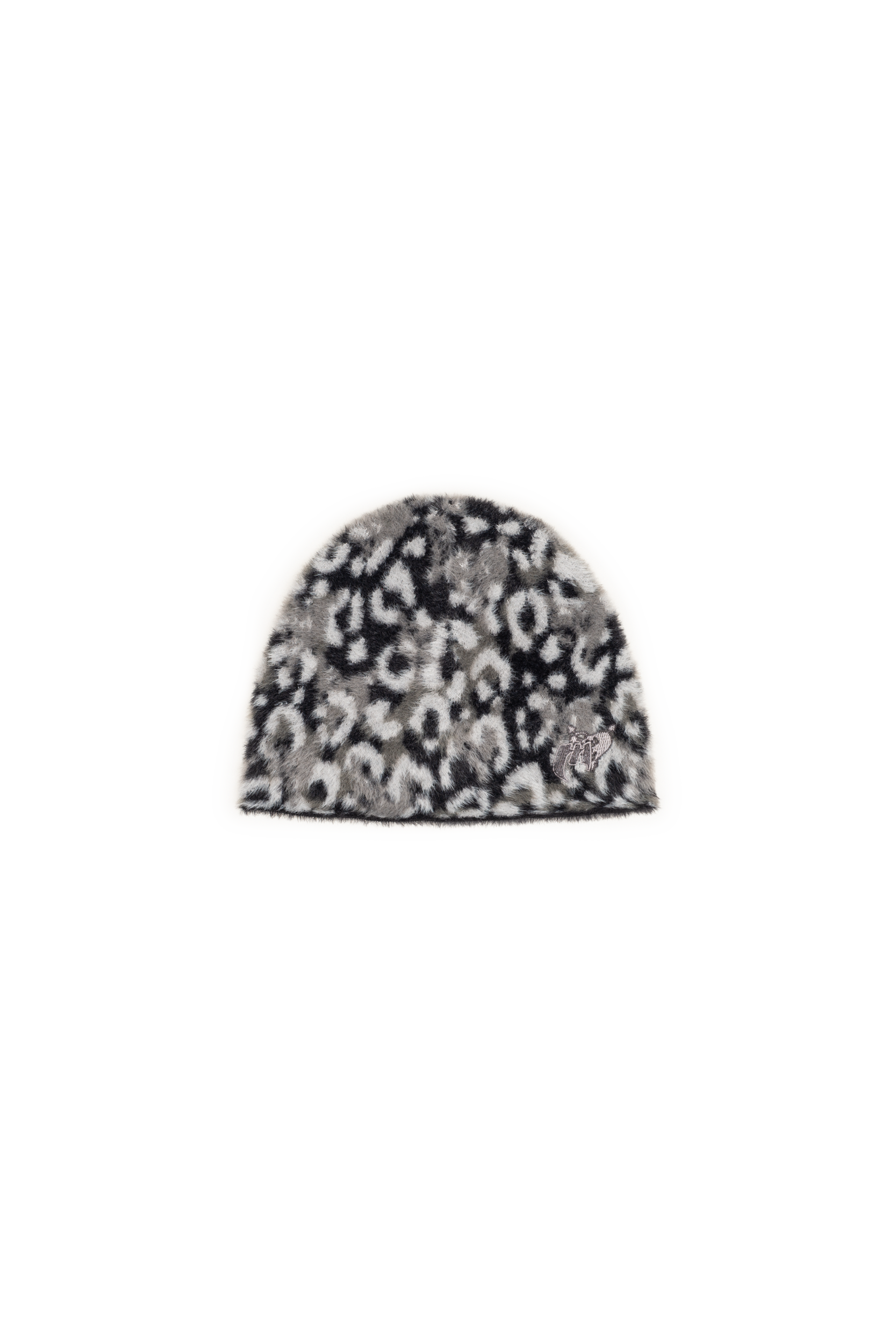 LEO FUR BEANIE GREY