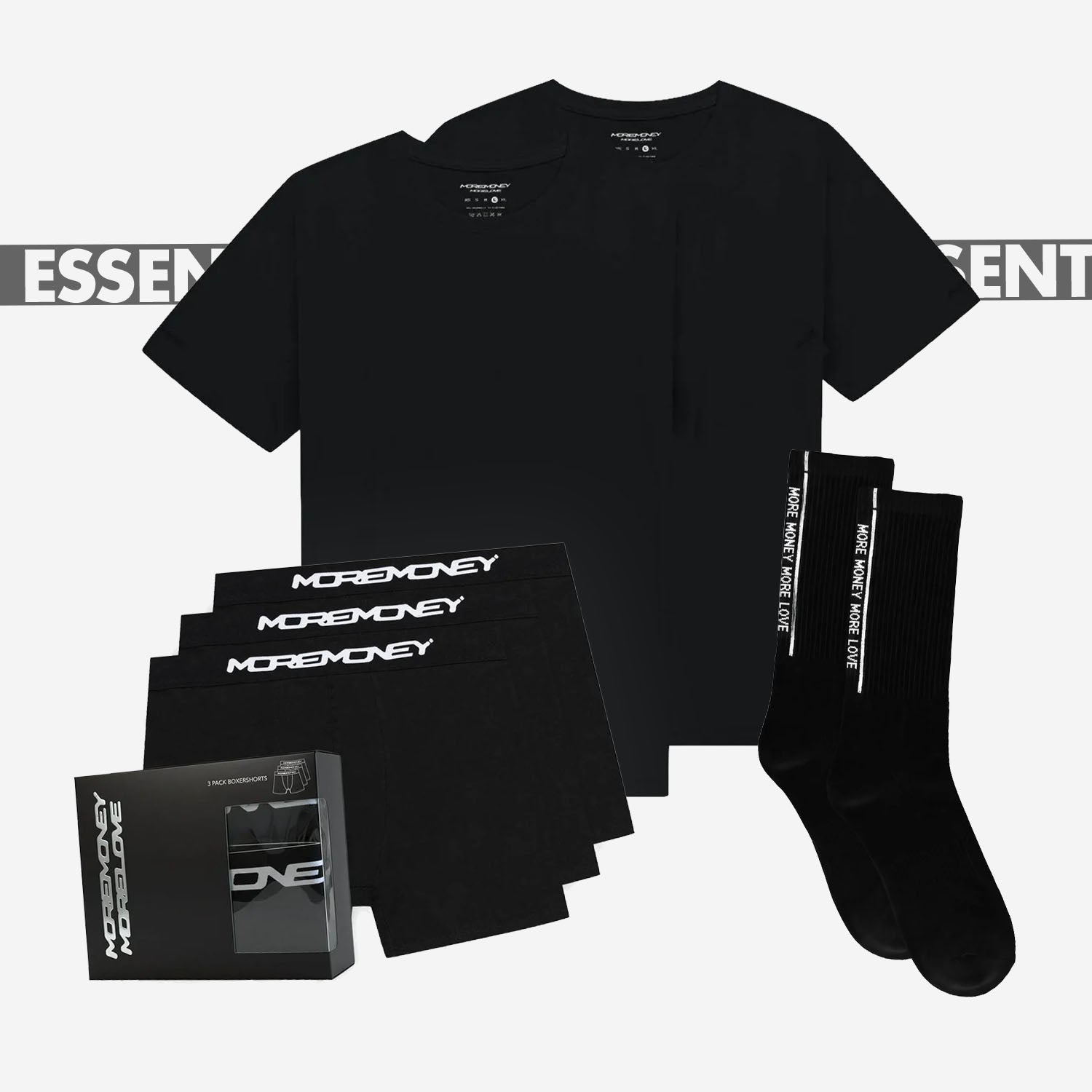 ESSENTIALS PACK STRAIGHT FIRE - BLACK