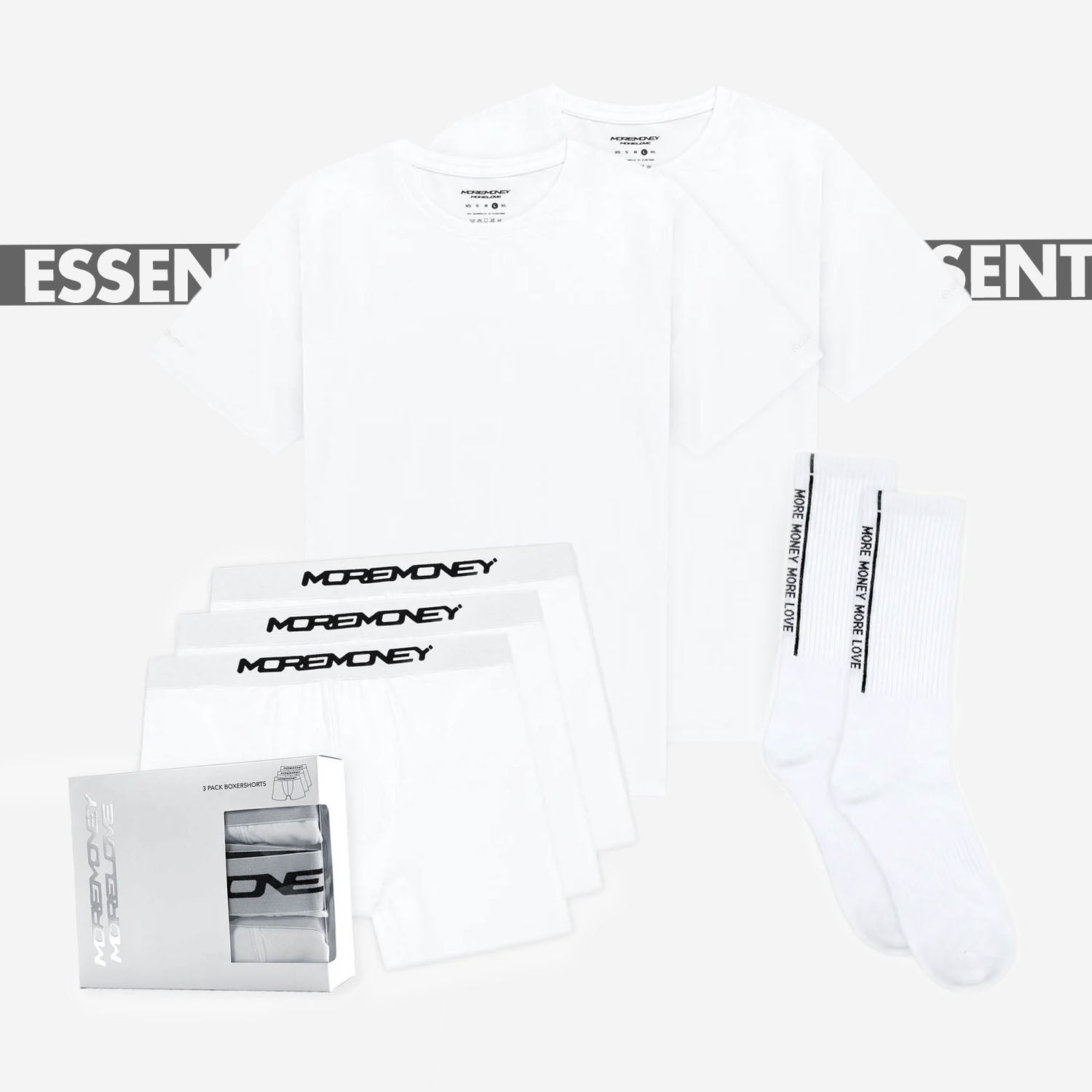 ESSENTIALS PACK STRAIGHT FIRE - WHITE
