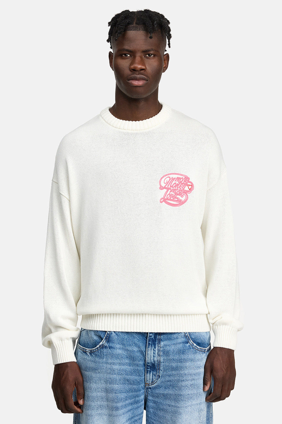 MORE LOVE KNIT WHITE 