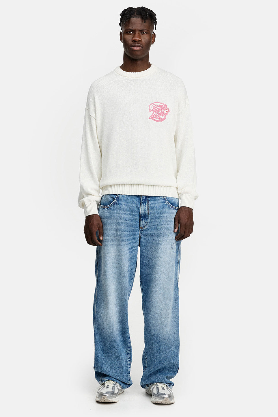 MORE LOVE KNIT WHITE 