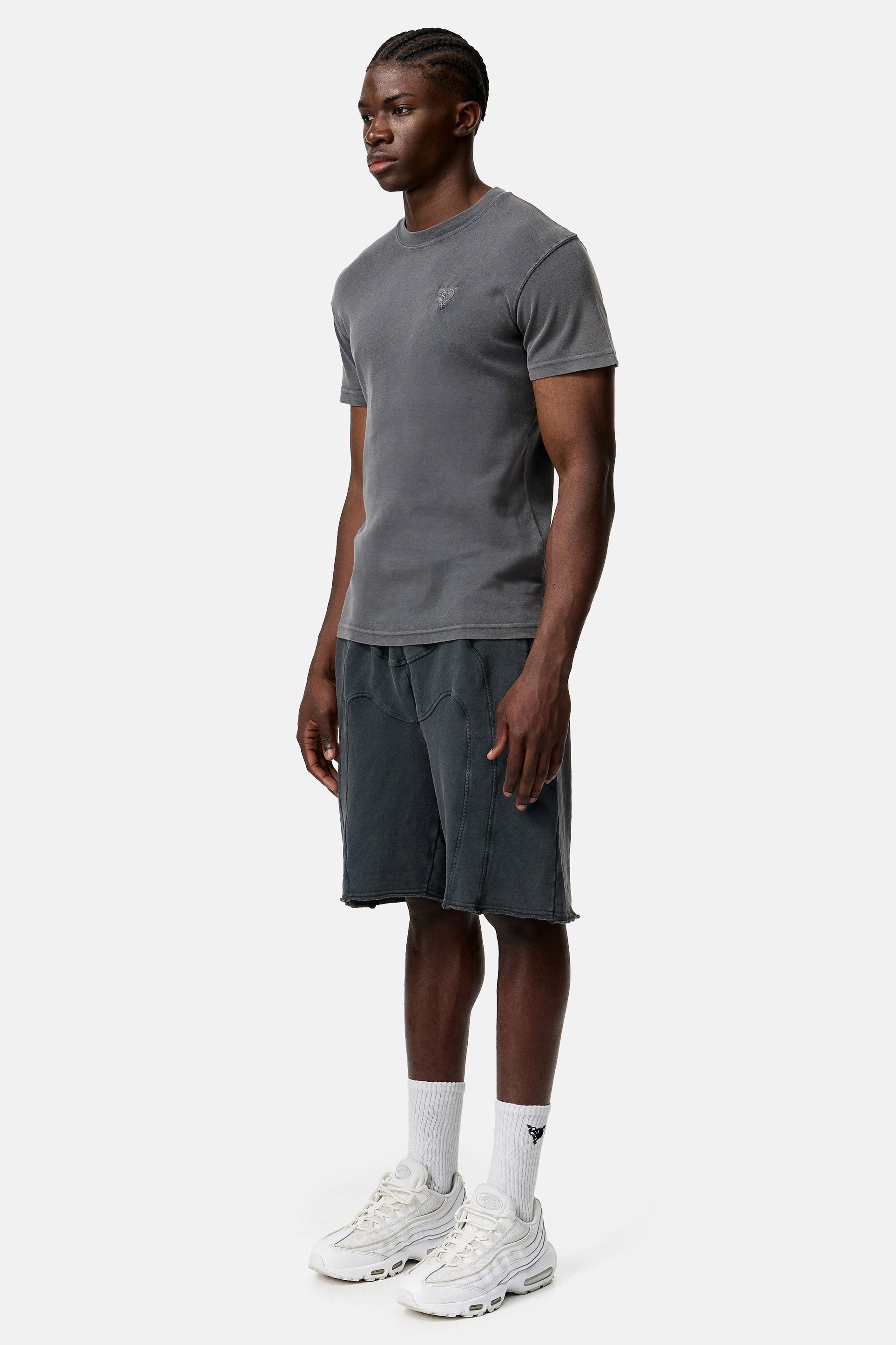 STACKS SLIM FIT TEE GREY