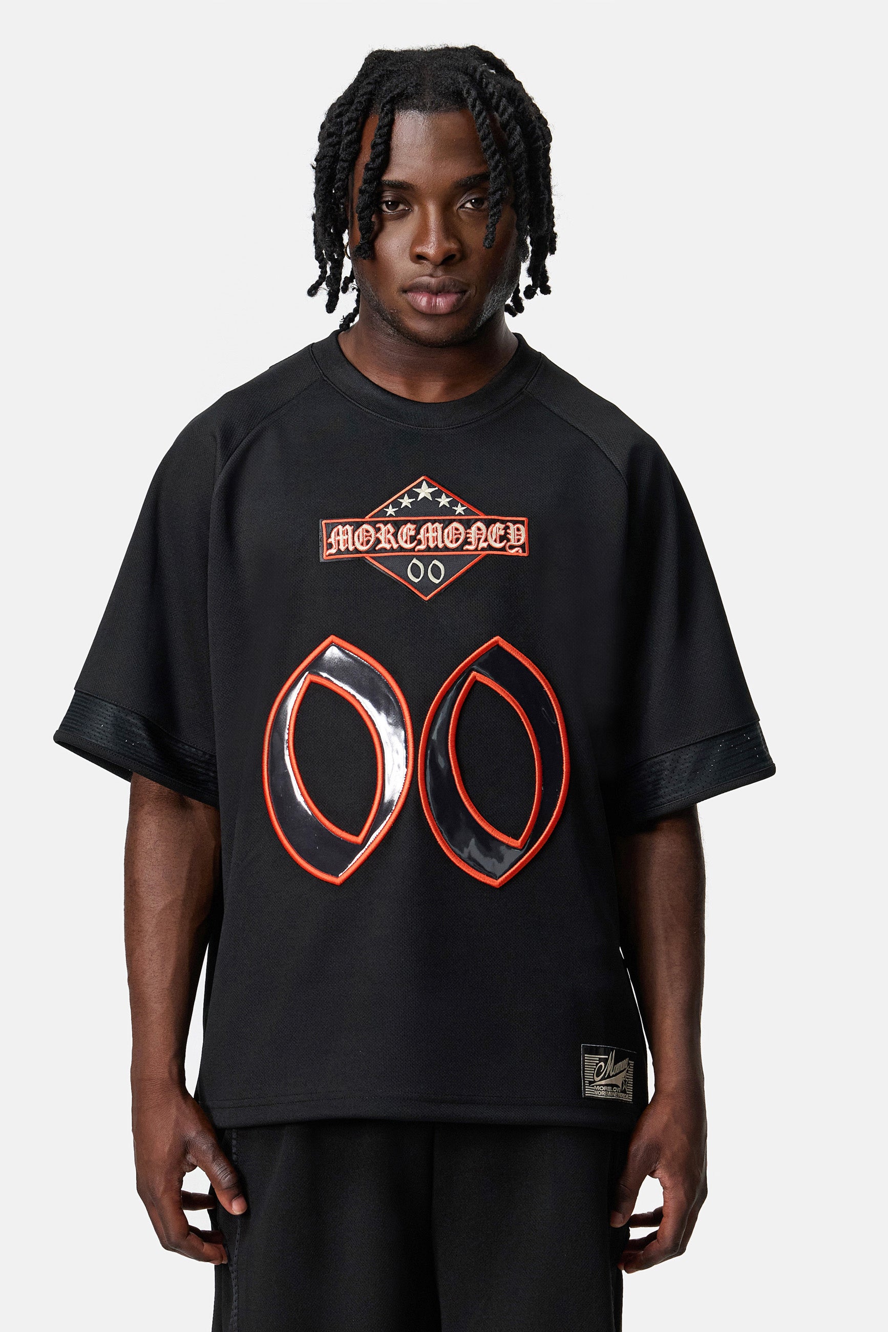 MORE MONEY MESH JERSEY BLACK