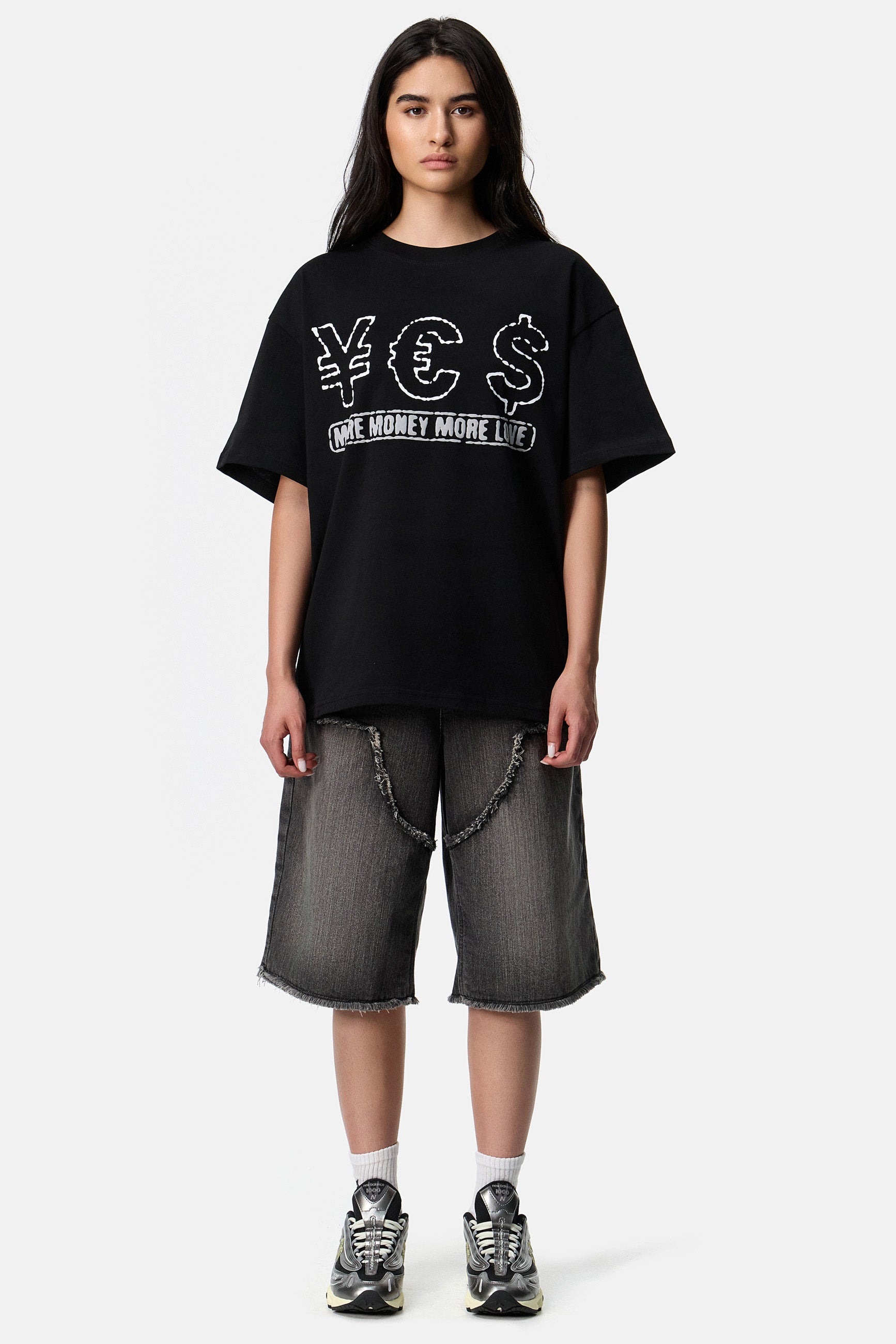 MORE MONEY YES TEE BLACK