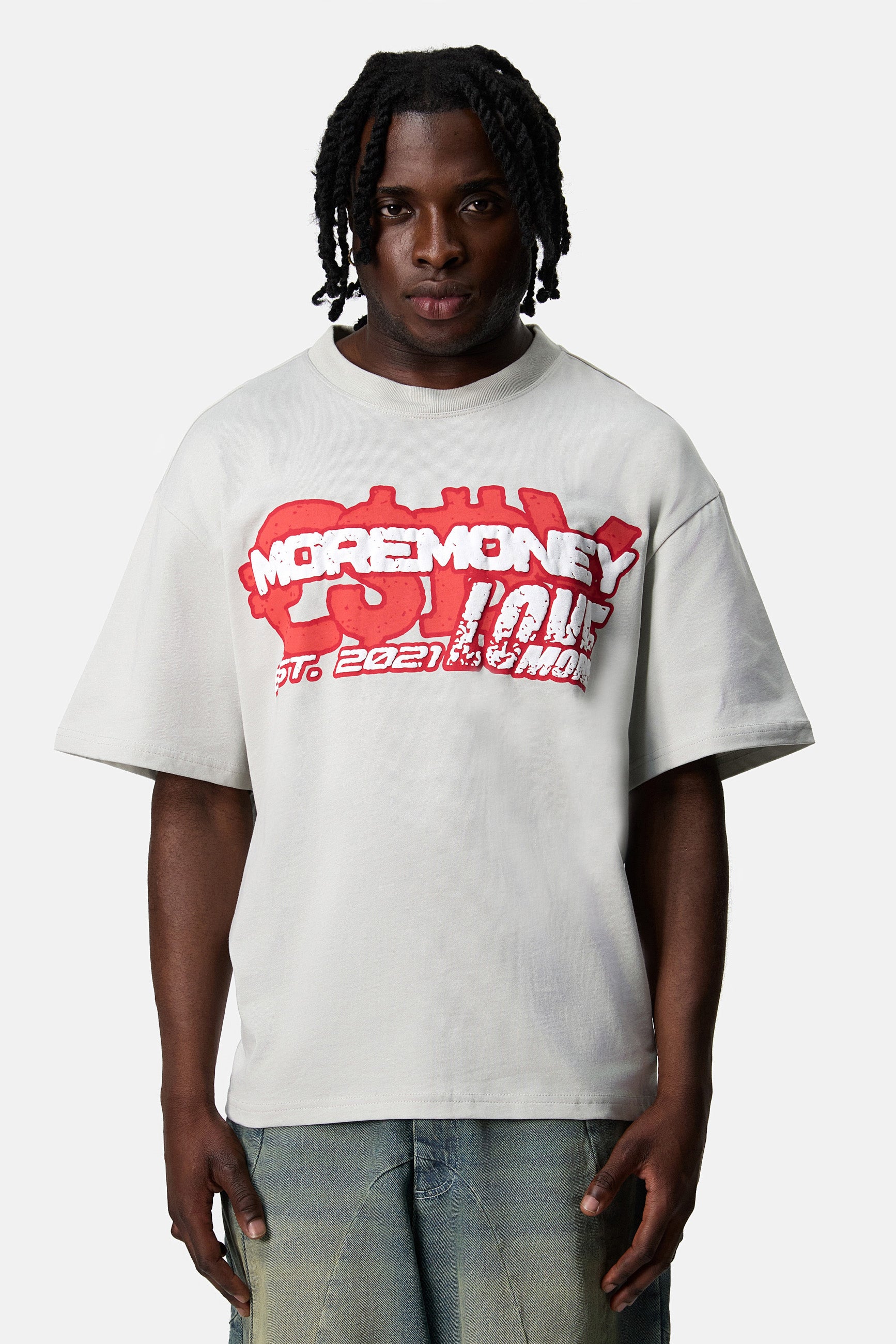 WORLDWIDE MONEY TEE GREY