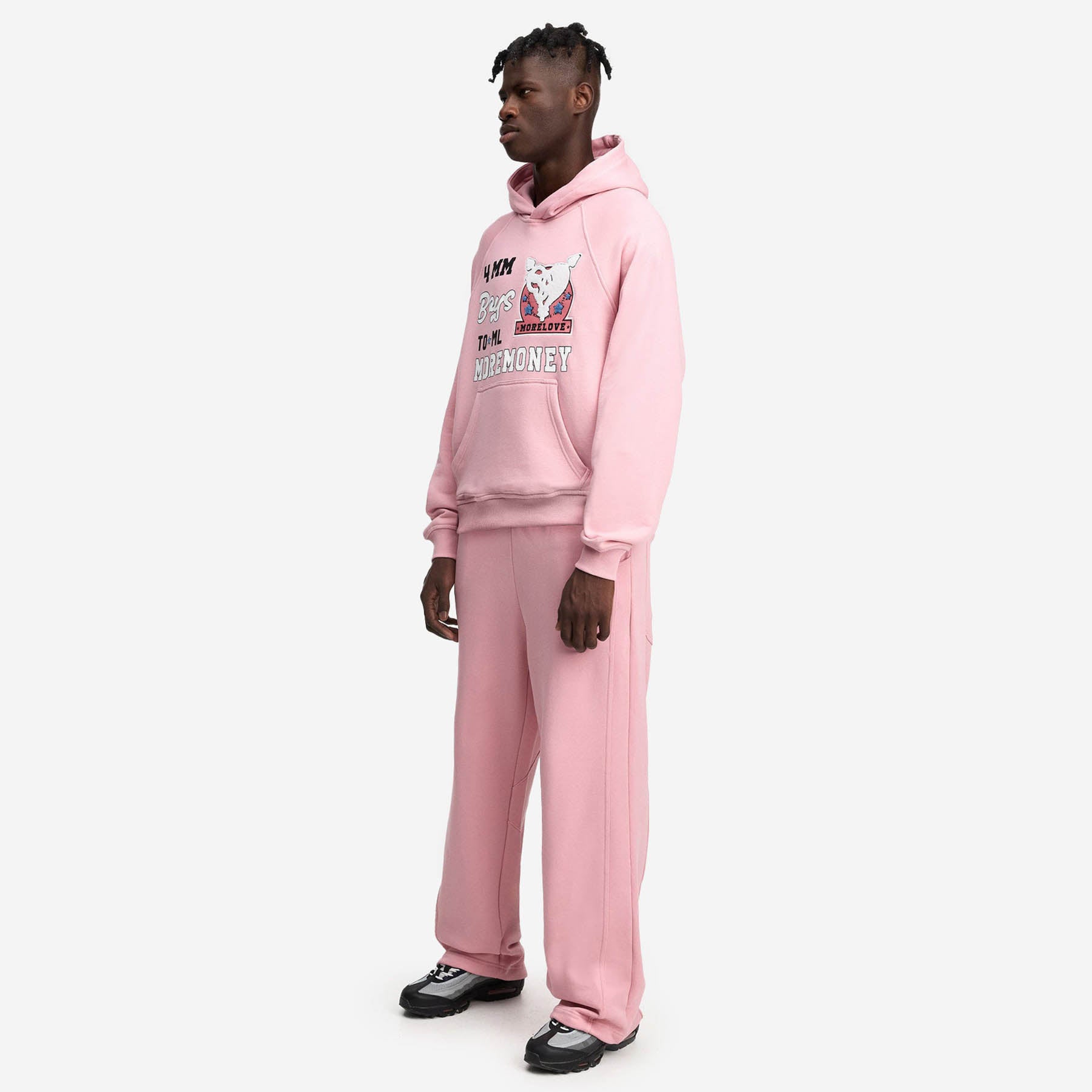 HEART BREAKER HOODIE PINK