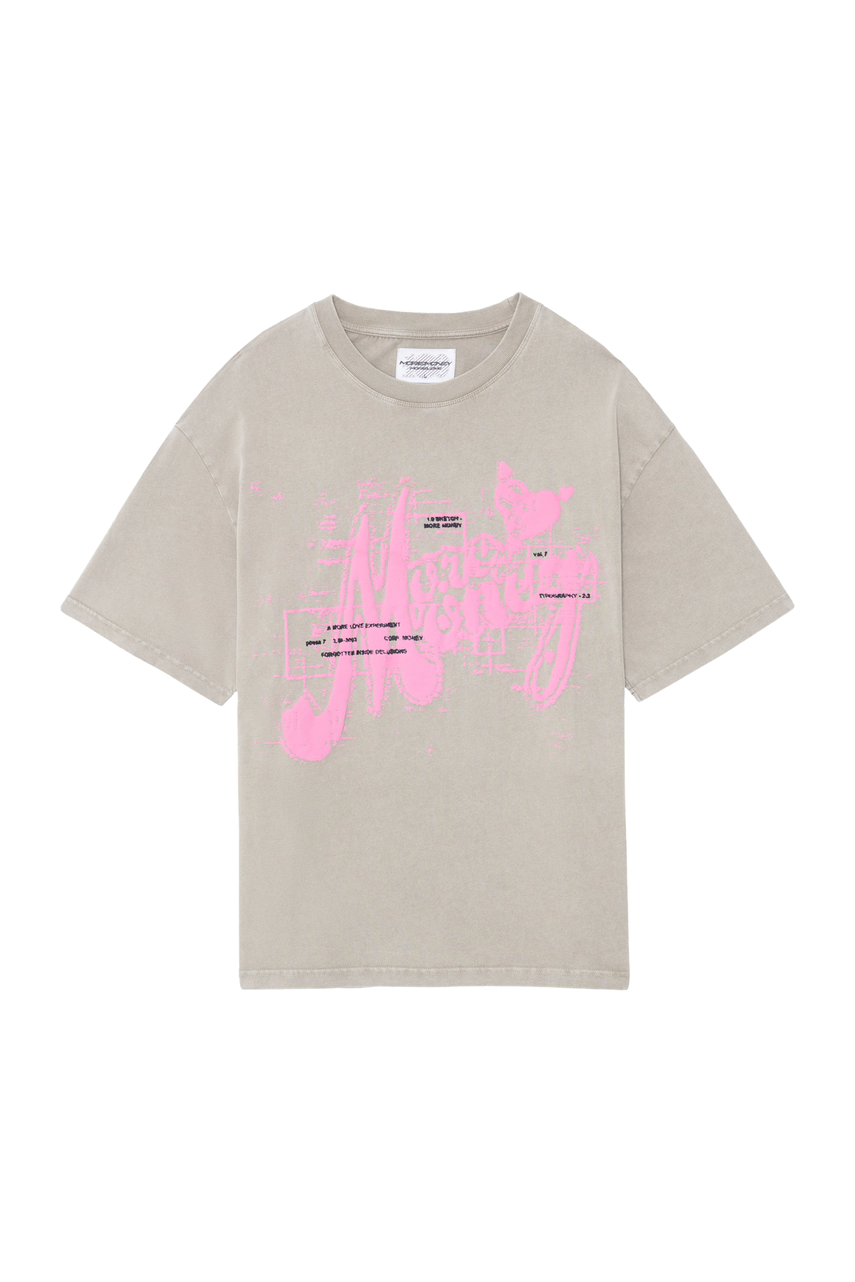 INK CASCADE TEE HAZEL WASHED