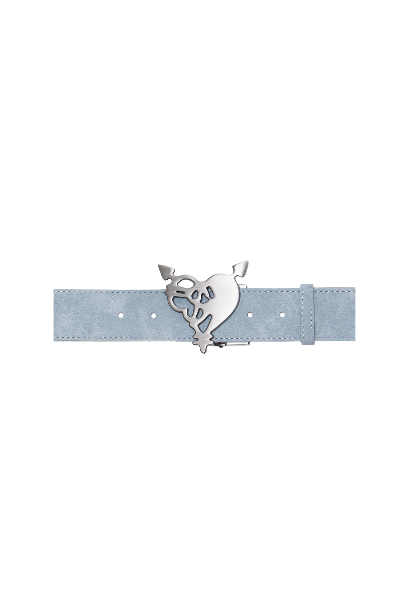 HEART LOGO LIGHT BLUE BELT