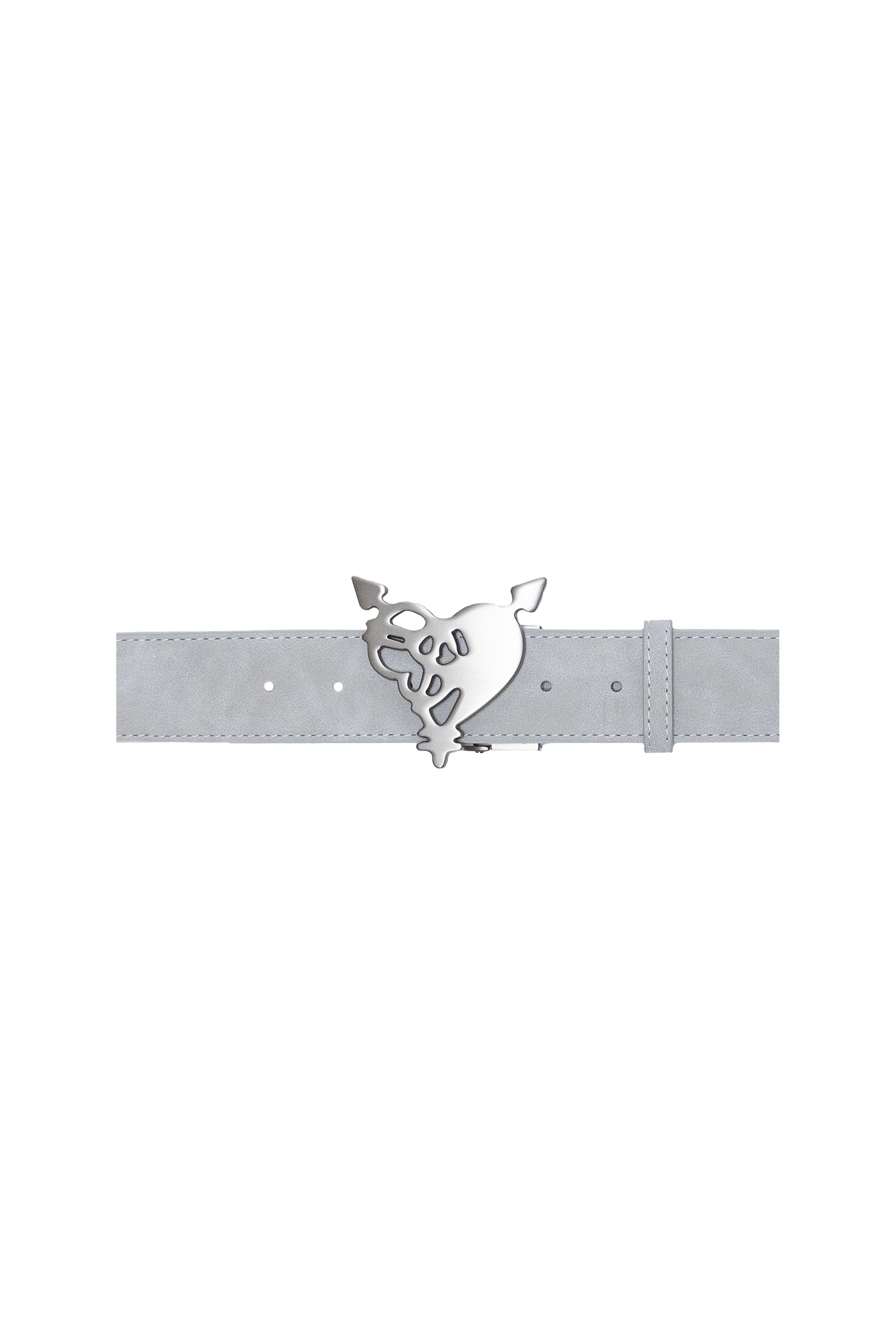 More Money More Love Heart Logo Grey Belt MORE MONEY MORE LOVE