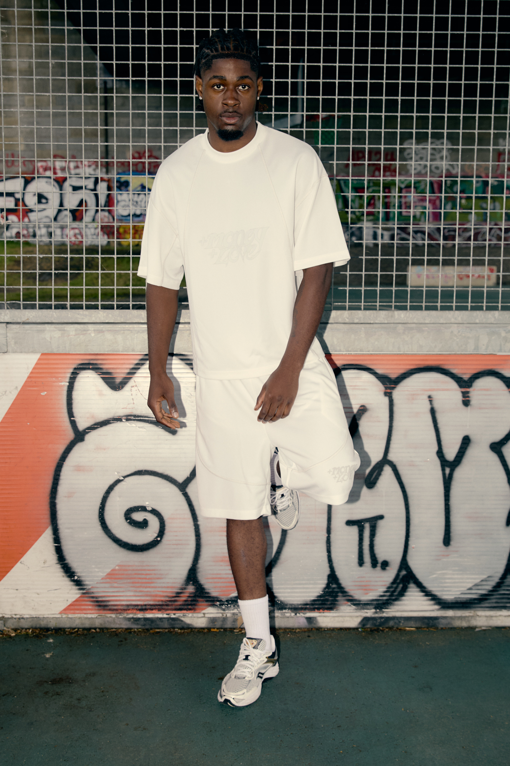 FLATLOCK SHORTS WHITE
