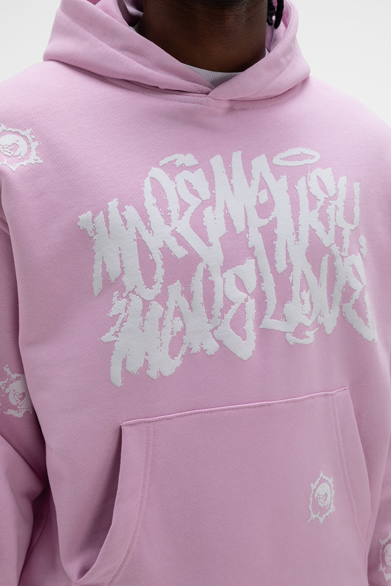 MOST WANTED PINK HOODIE 