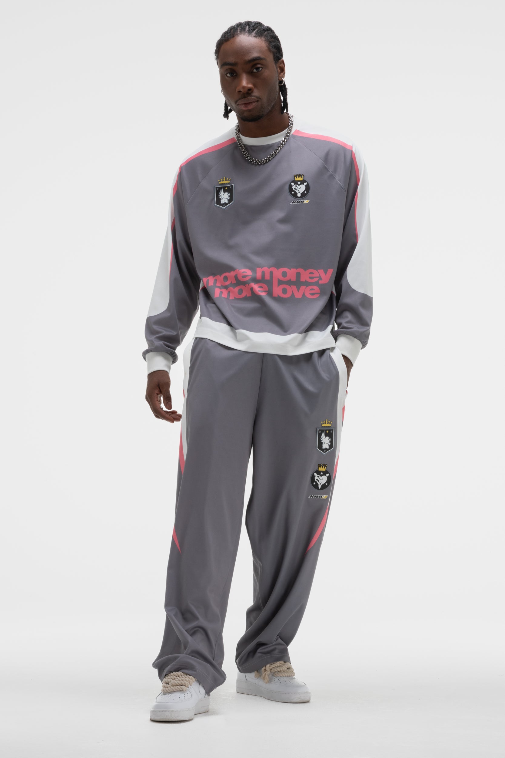 JERSEY TRACKPANTS DARK GREY